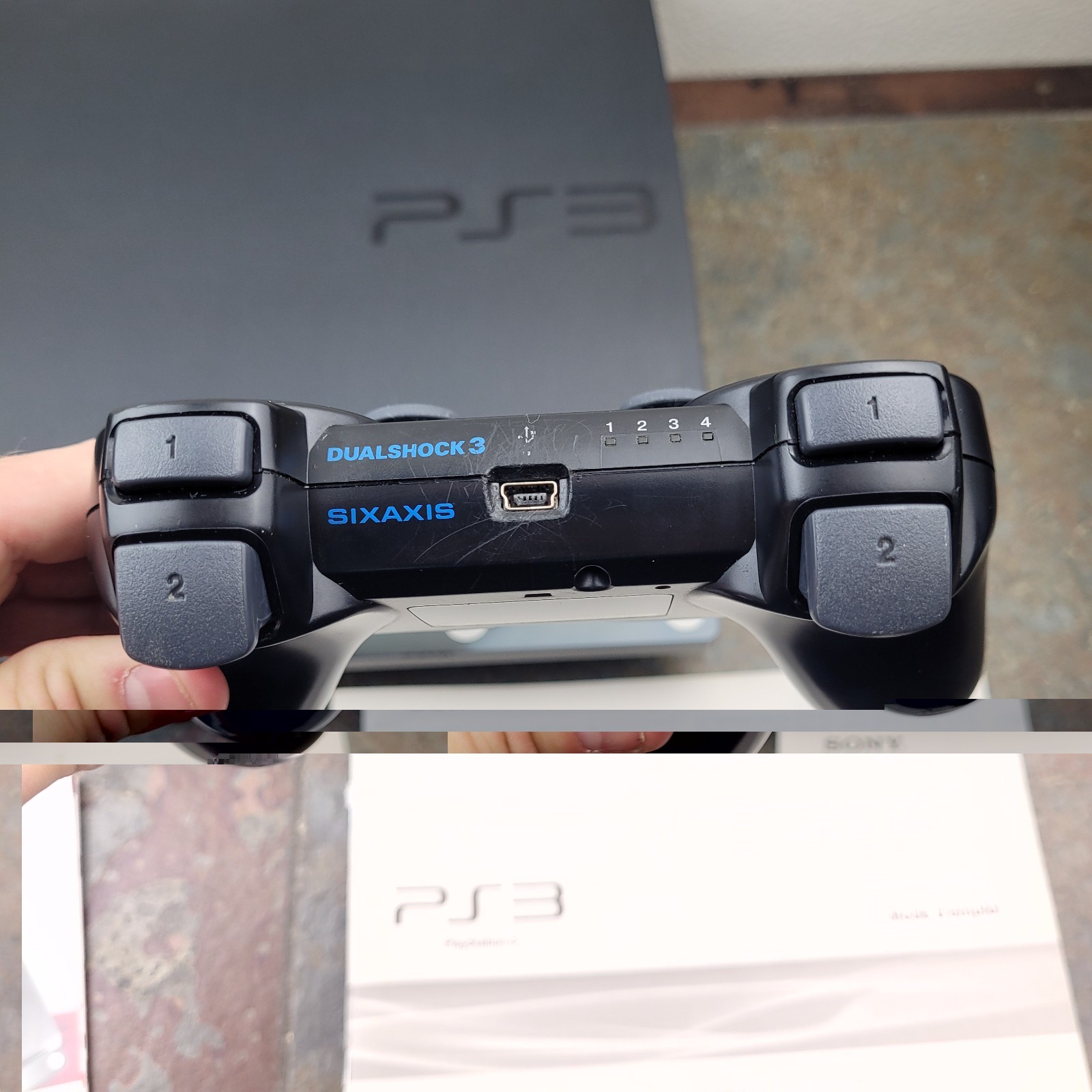 Sony PlayStation 3 – Slim 250GB Console – Charcoal Black CECH-2001B Bundle