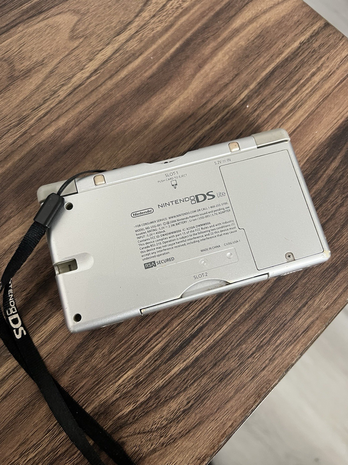 Nintendo DS Lite Handheld Console – Silver