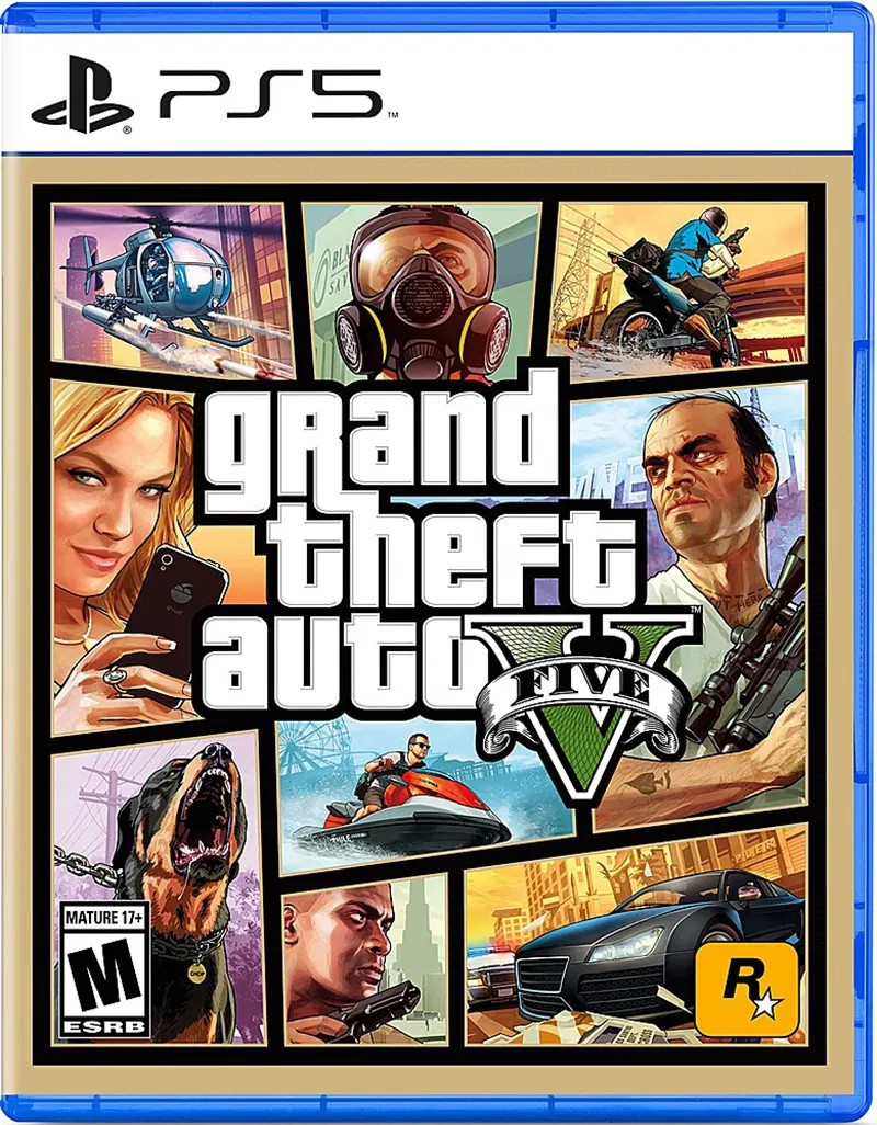 Grand Theft Auto V PS5 Brand New Game Special (2022 Action/Adventure)