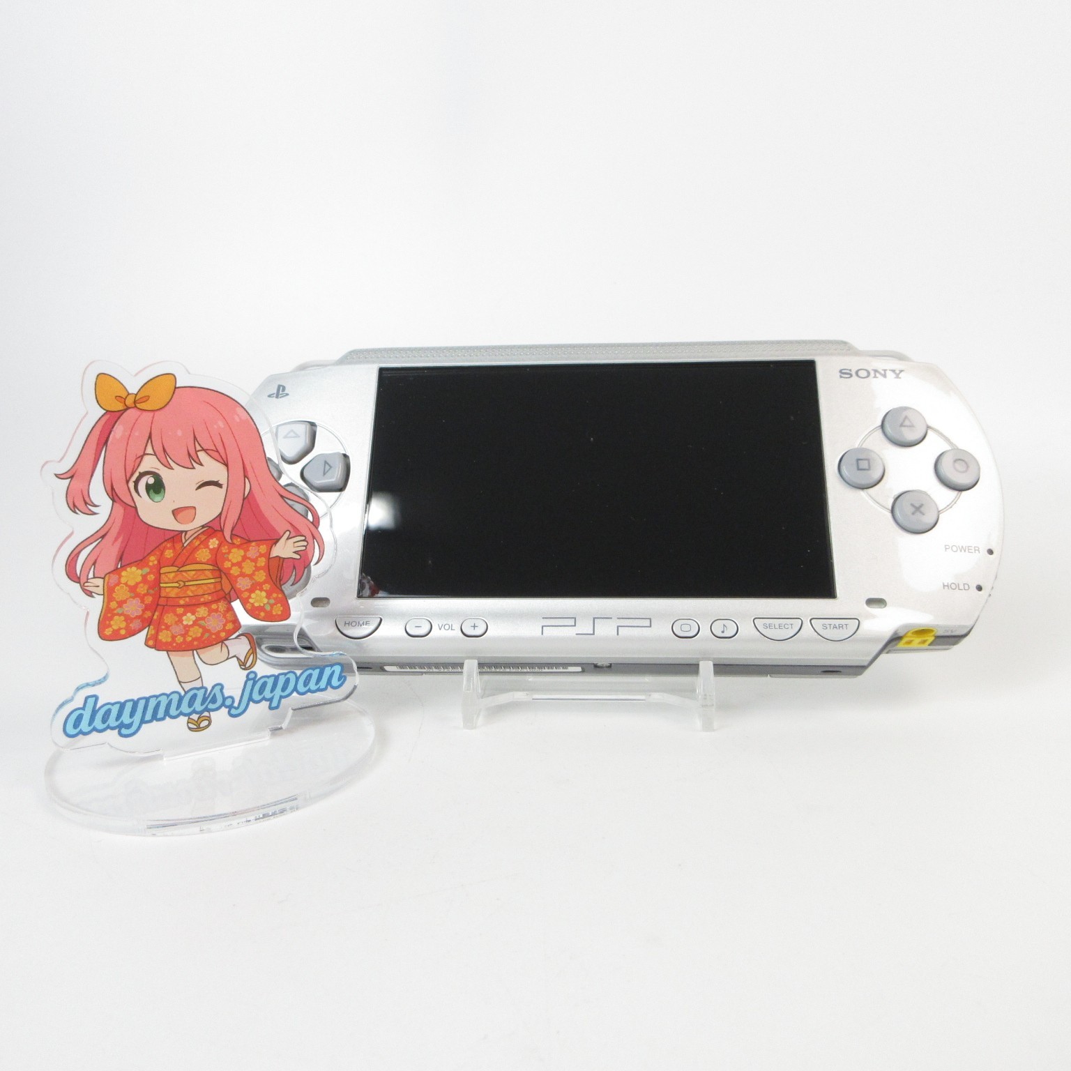 【Excellent】Sony PSP-1000 Silver Console Only No Battery Japanese Ver #RET0405/06