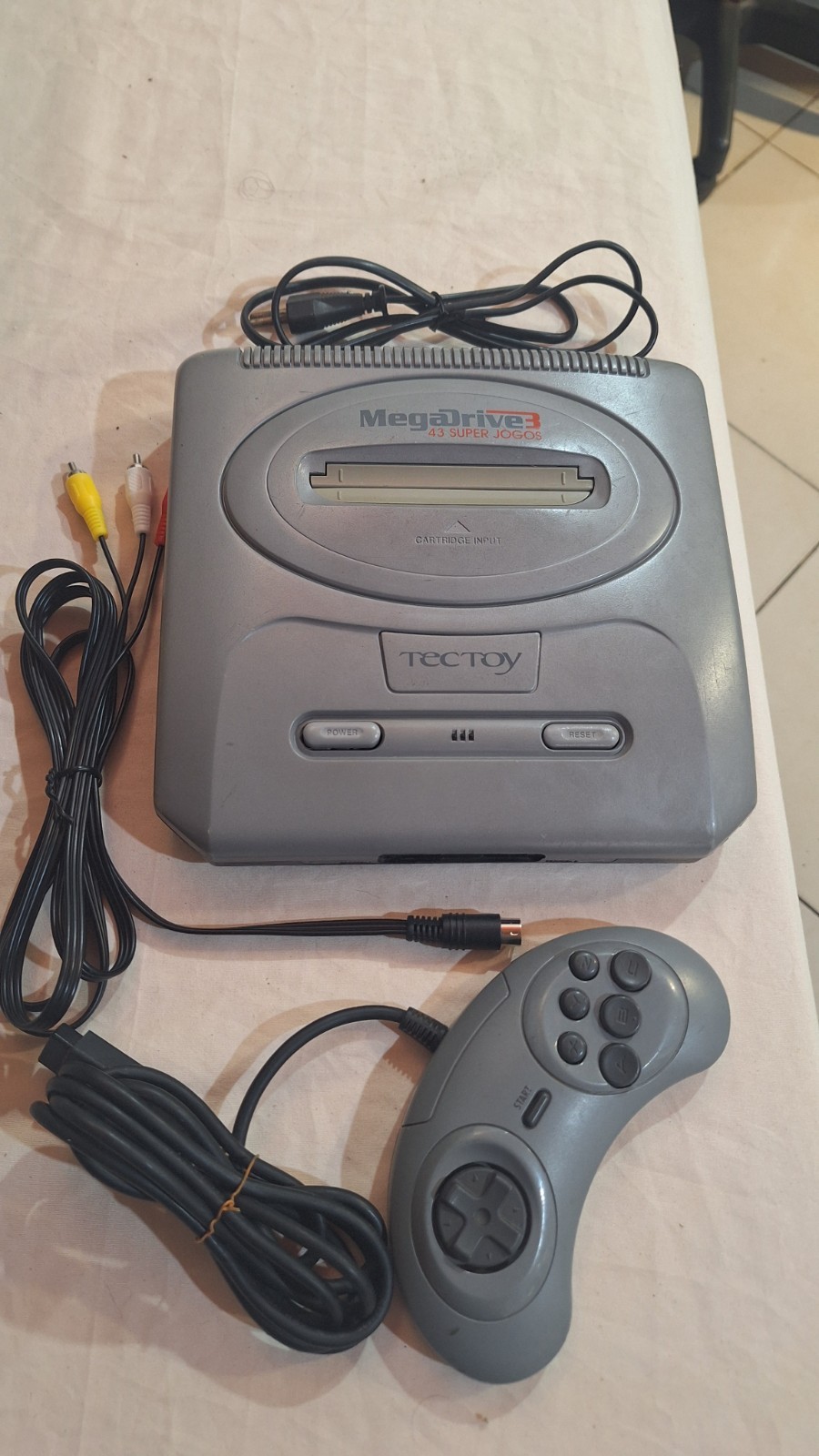 tec toy super mega drive 3 with 43 games & controler original tectoy