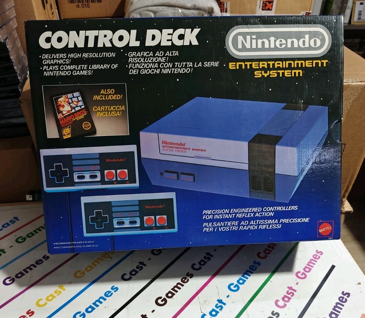 NINTENDO NES CONTROL DECK MATTEL CONSOLE RARE IN BOX FIRST VERSION