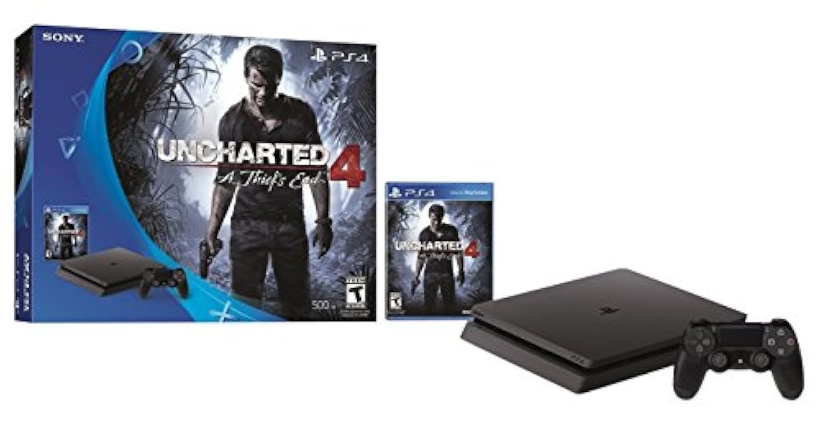 VR Headset PlayStation Camera PS4 Slim 500GB Console VR Game Disc Driveclub