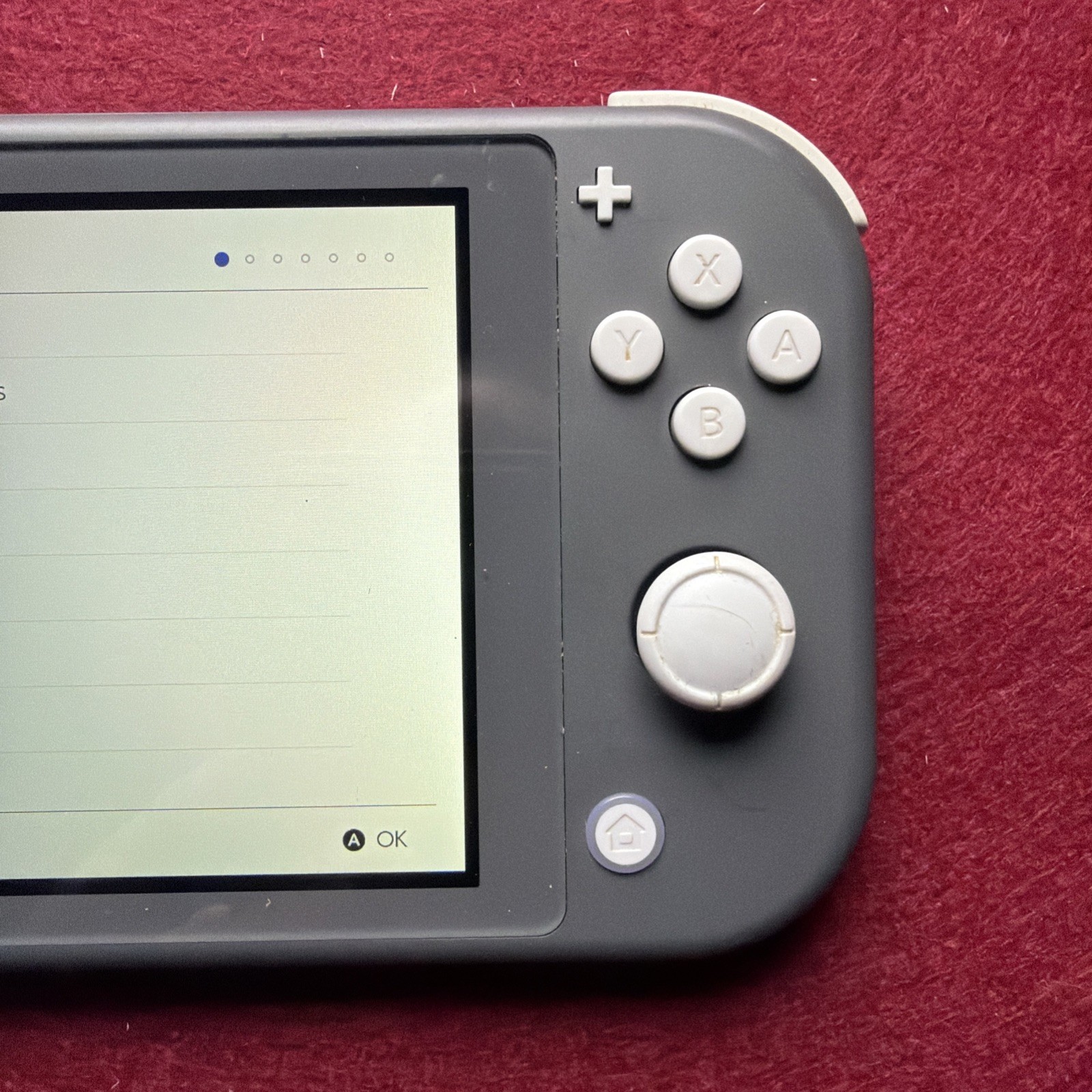 Nintendo Switch Lite Gray Handheld Console With Charger Tested And Working