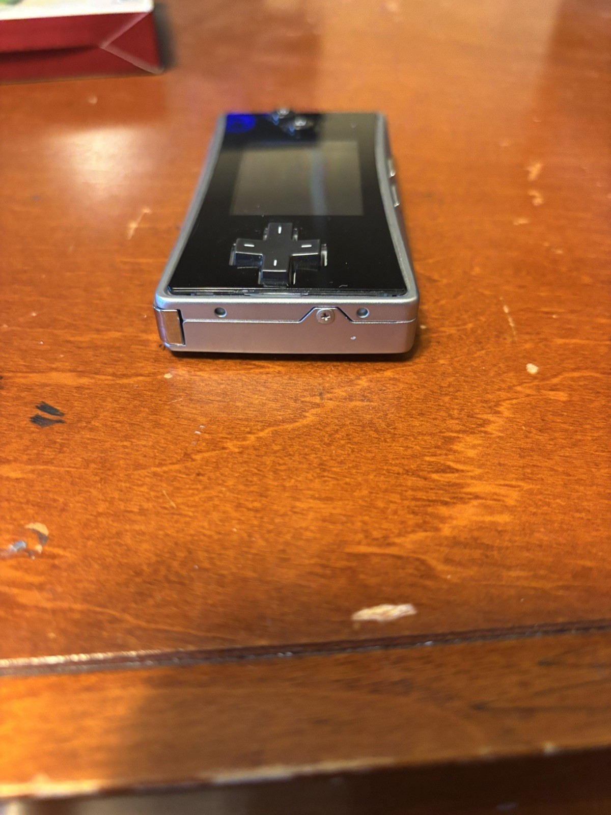 Nintendo Game Boy Micro Black/Silver Tested Working + Charger and Manuel