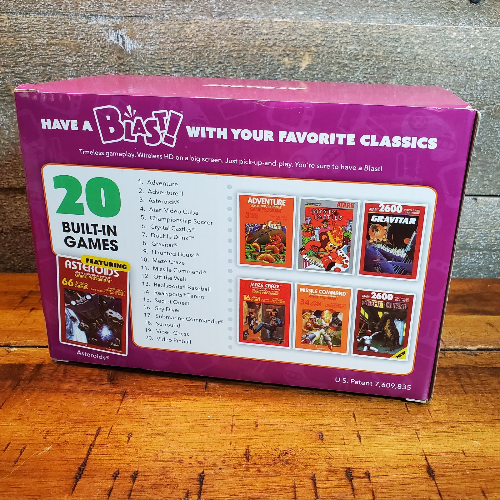 AtGames Atari Flashback Vol.2 Blast 20 Built-In Games HDMI & Wireless
