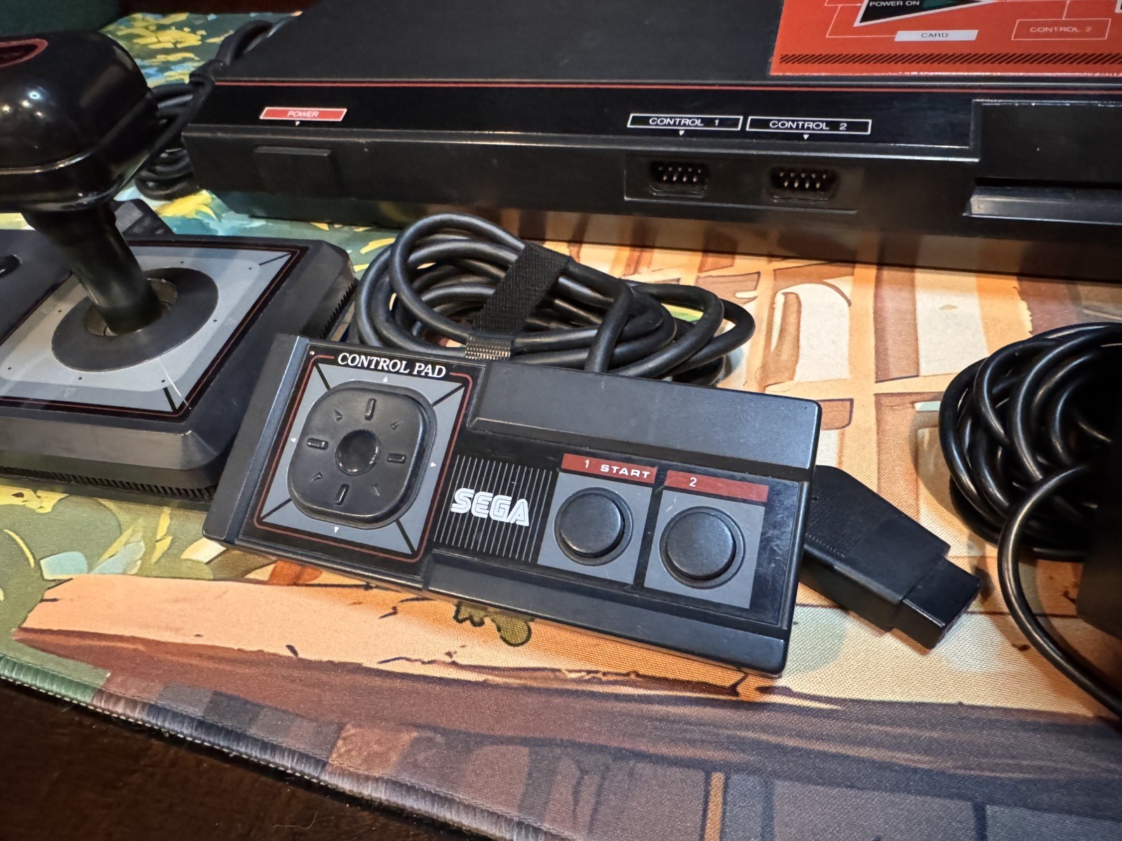 SEGA Master System Console Bundle With Ghouls’n Ghosts OEM TESTED WORKING