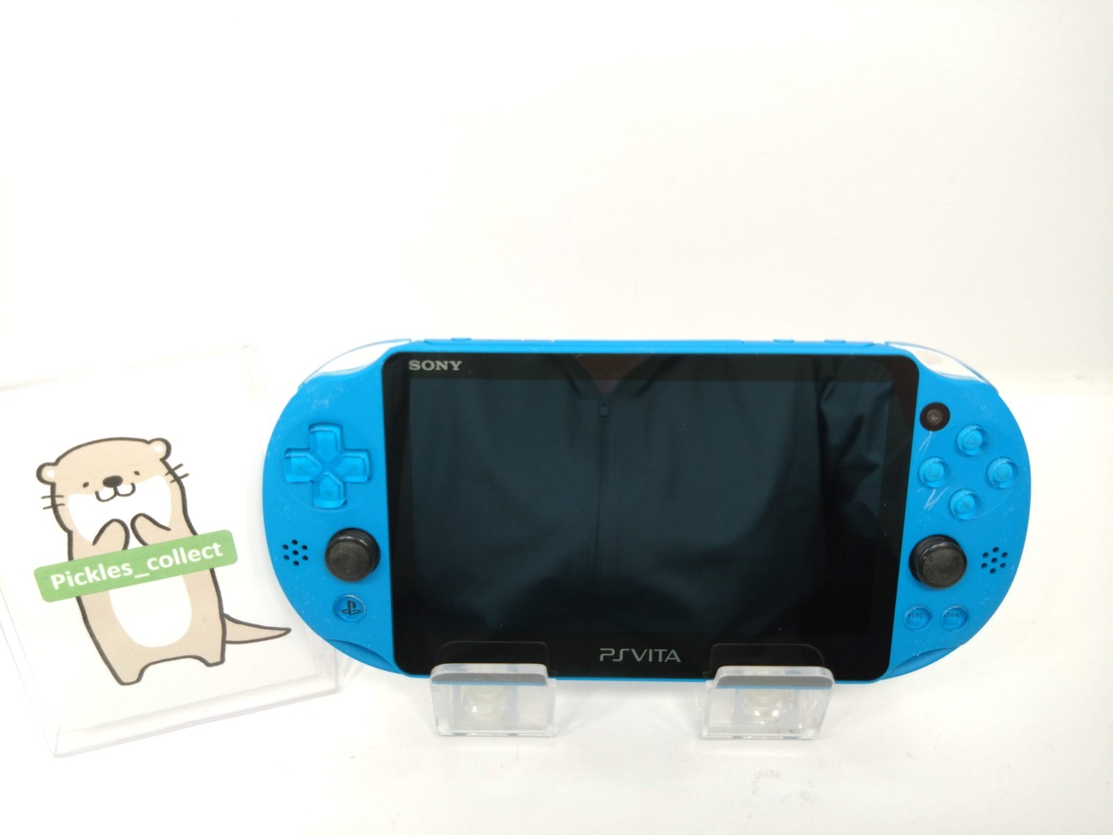 Sony PS Vita Aqua Blue PCH-2000 ZA23 w/16GB USB Wi-Fi PSV Slim Tested 0605G