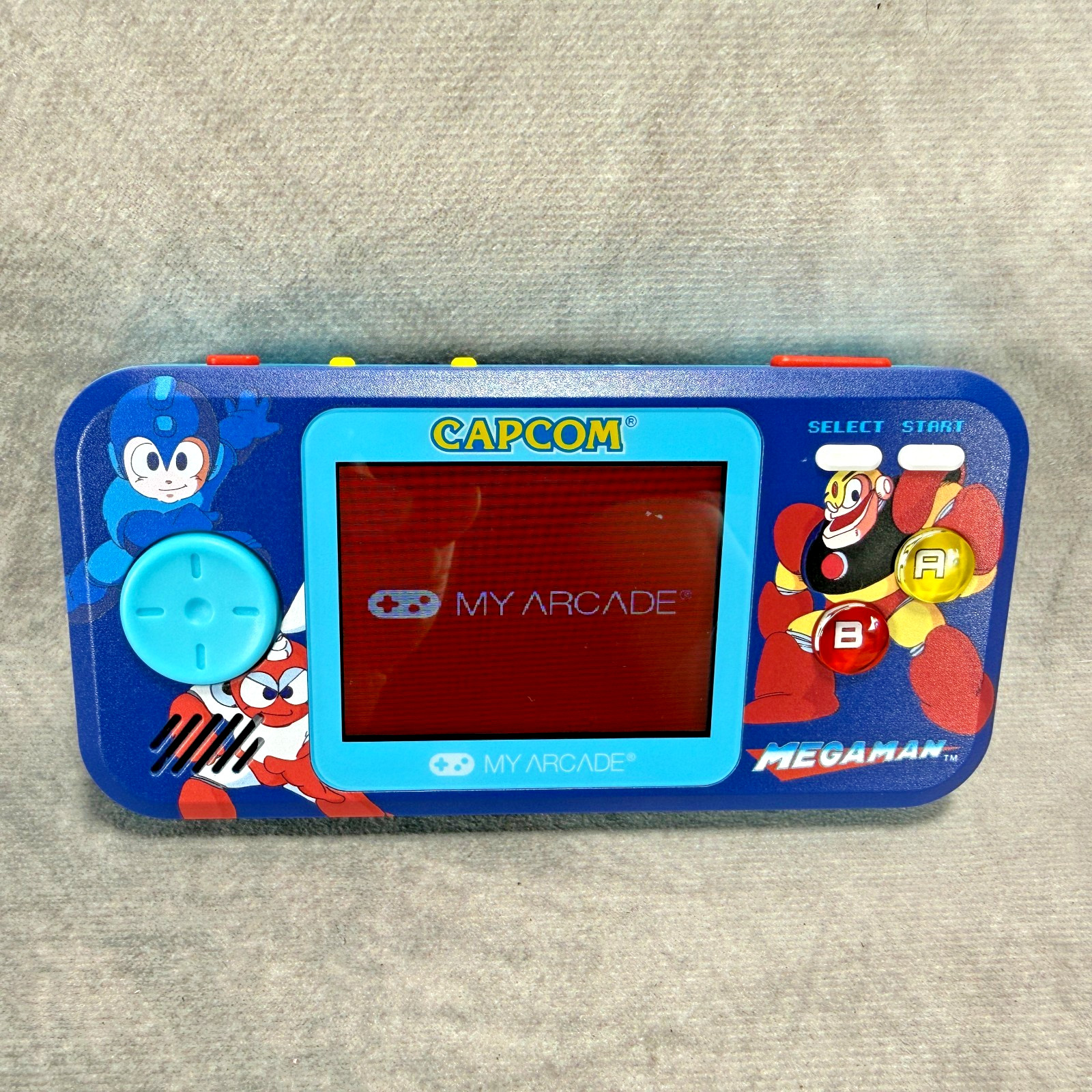 MY ARCADE CAPCOM Mega Man Pocket Player Pro Handheld Game Tested Working