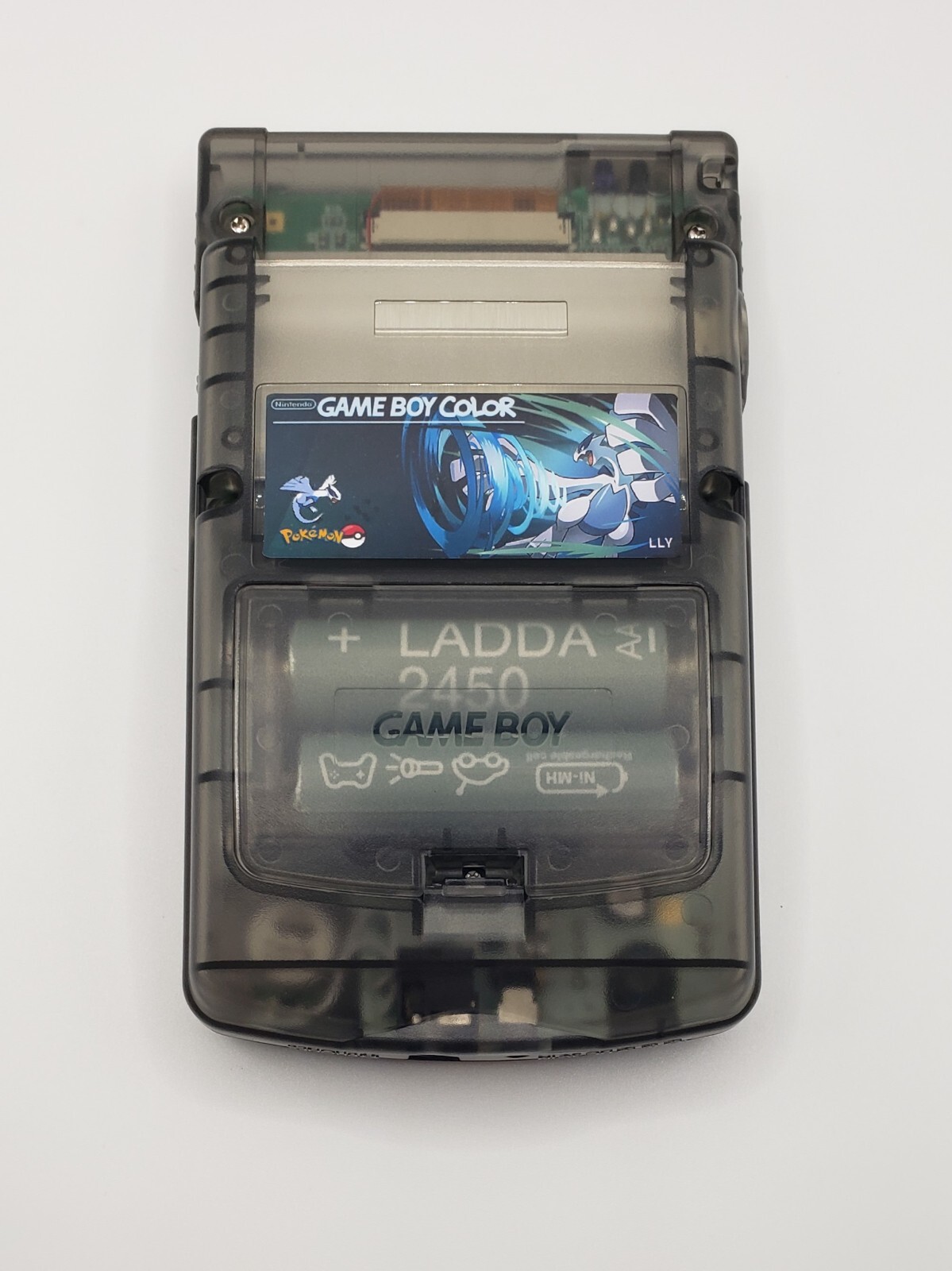 Laminated OLED Screen – Lugia Game Boy Color – New Speaker, Recapped, Silver
