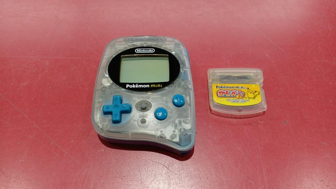 Nintendo Pokemon Mini Handheld Console Pokemon Party MIN-001 Tested Good