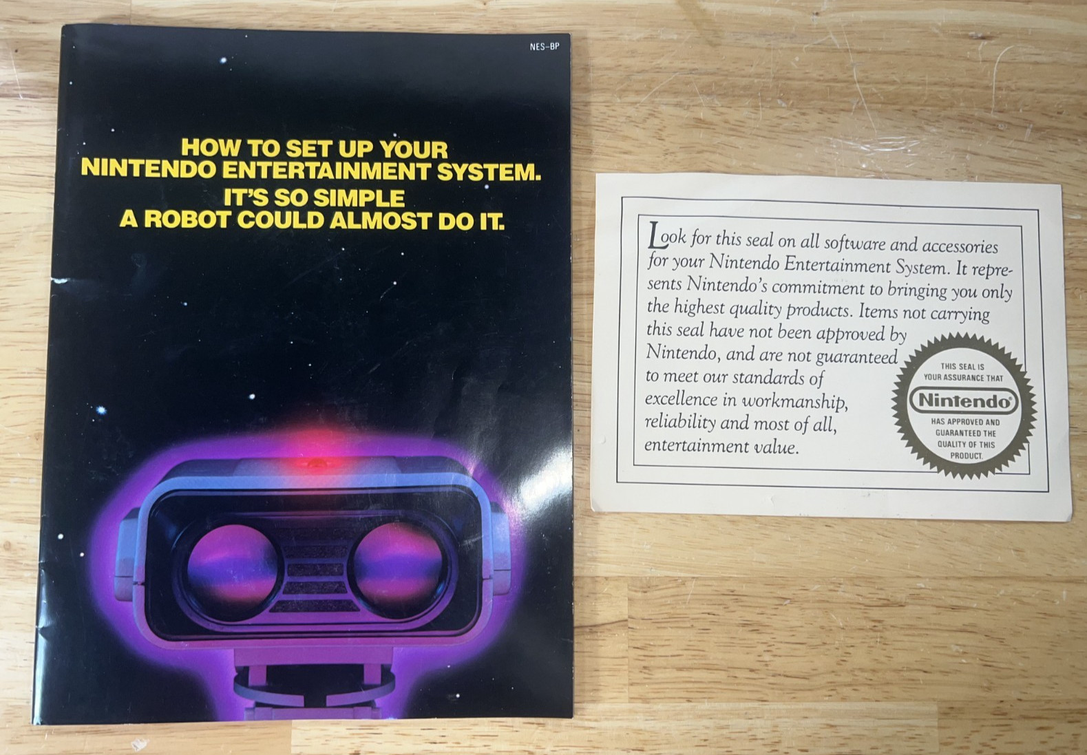 Nintendo NES 1986 DELUXE SET BOX Set ROB Robot CIB SERVICED + PLAY TESTED! NICE!