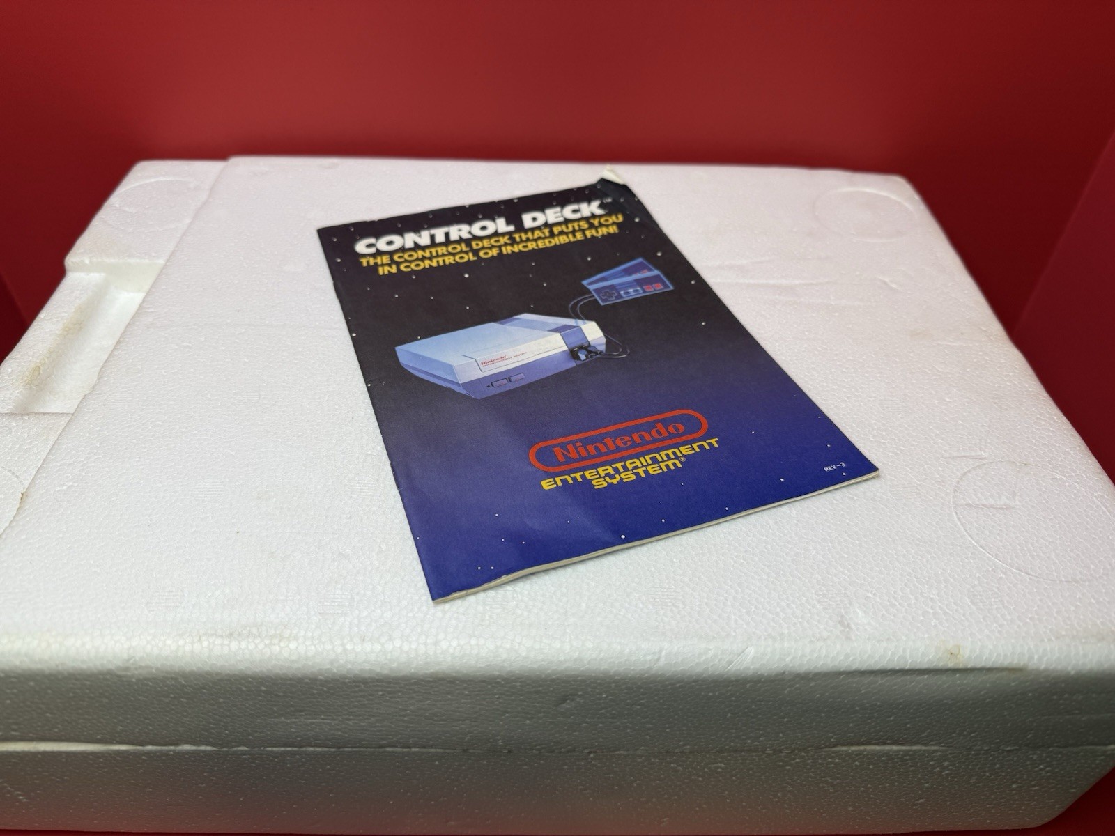 Vintage 1985 Nintendo Control Deck Super Mario Brothers Version With Box Manual
