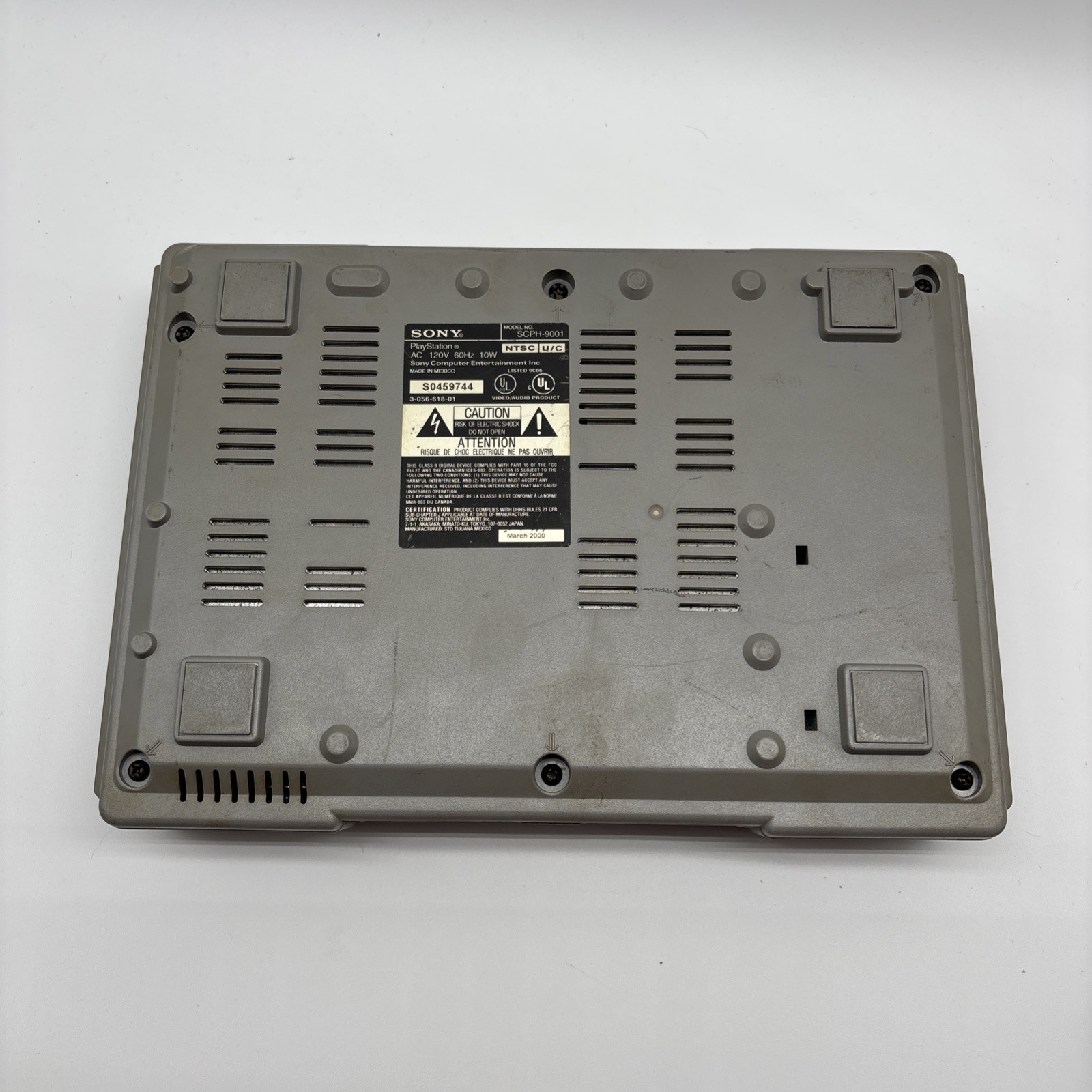 Sony PlayStation 1 Console – (SCPH-9001) W/ Tomb Raider 3 & Memory Card WORKS