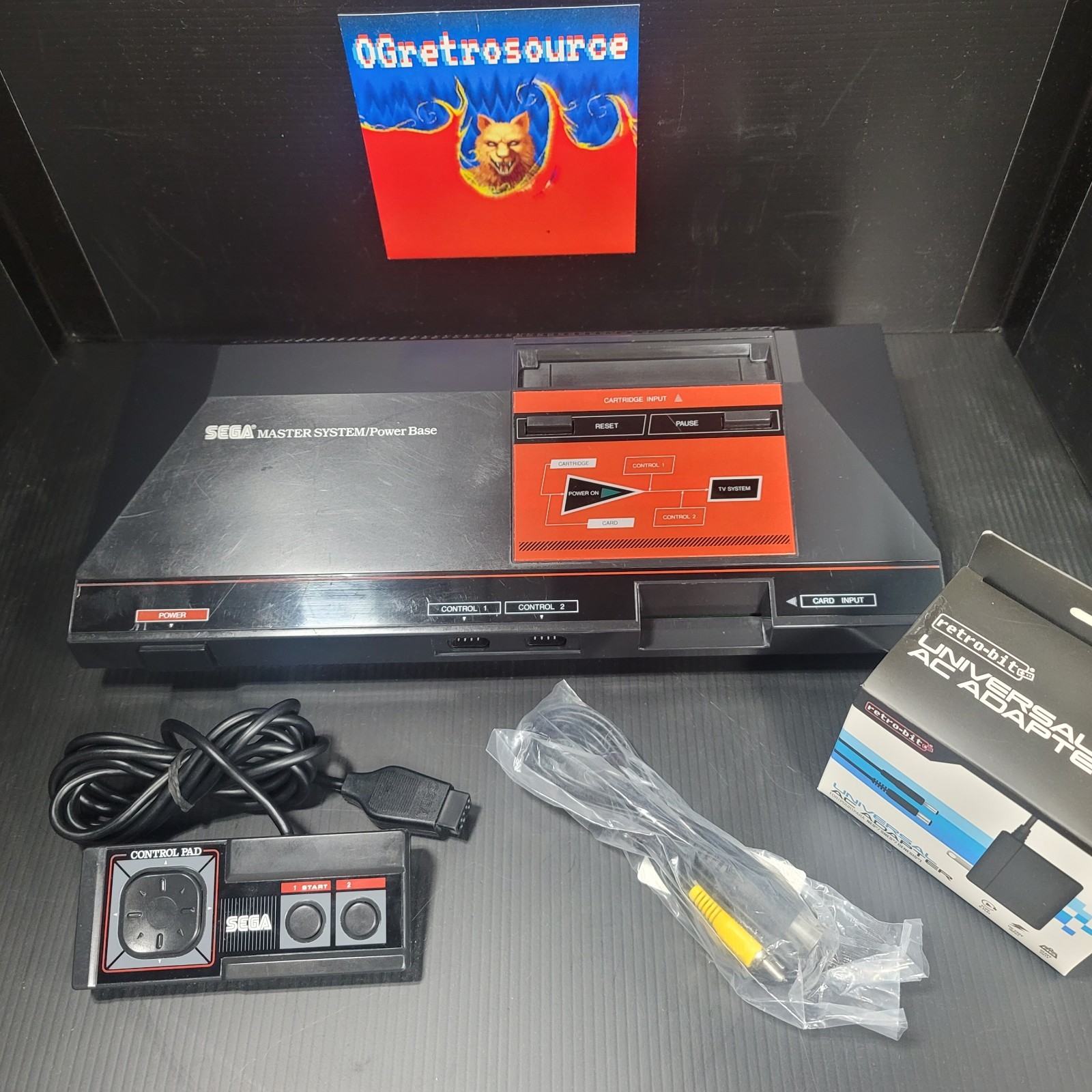 Sega MASTER SYSTEM Console Only- CPLT RESTORED ! OR Accessory – CPLT RESTORED !