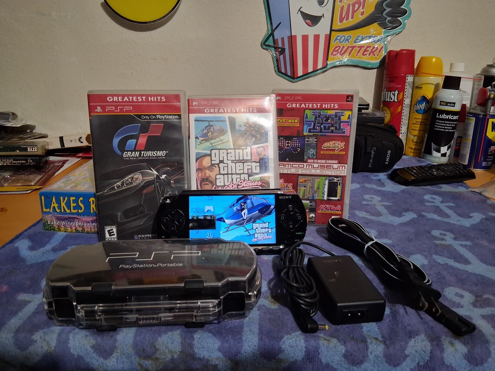 Sony PSP 1001 Bundle-Please Read Description and See Photos