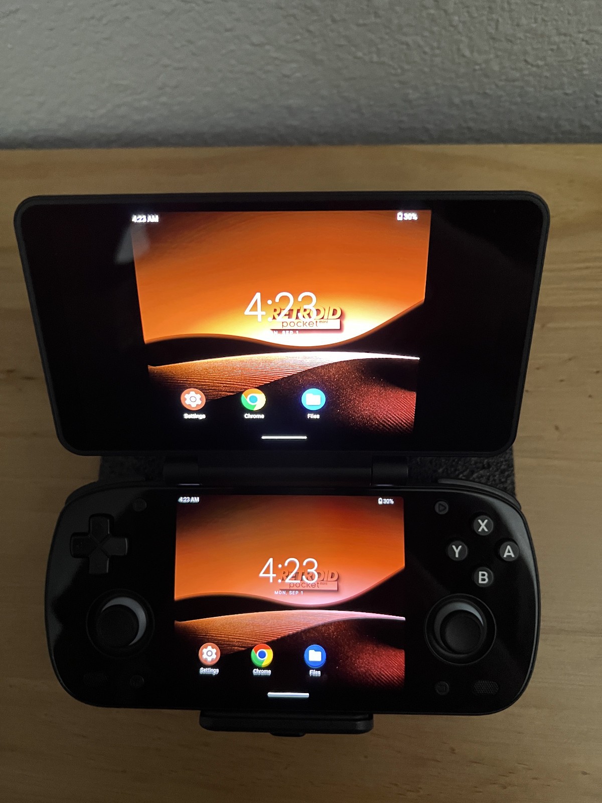 Retroid Pocket Mini V2 w/ Dual Screen Attachment + Mods, Extras, Accessories