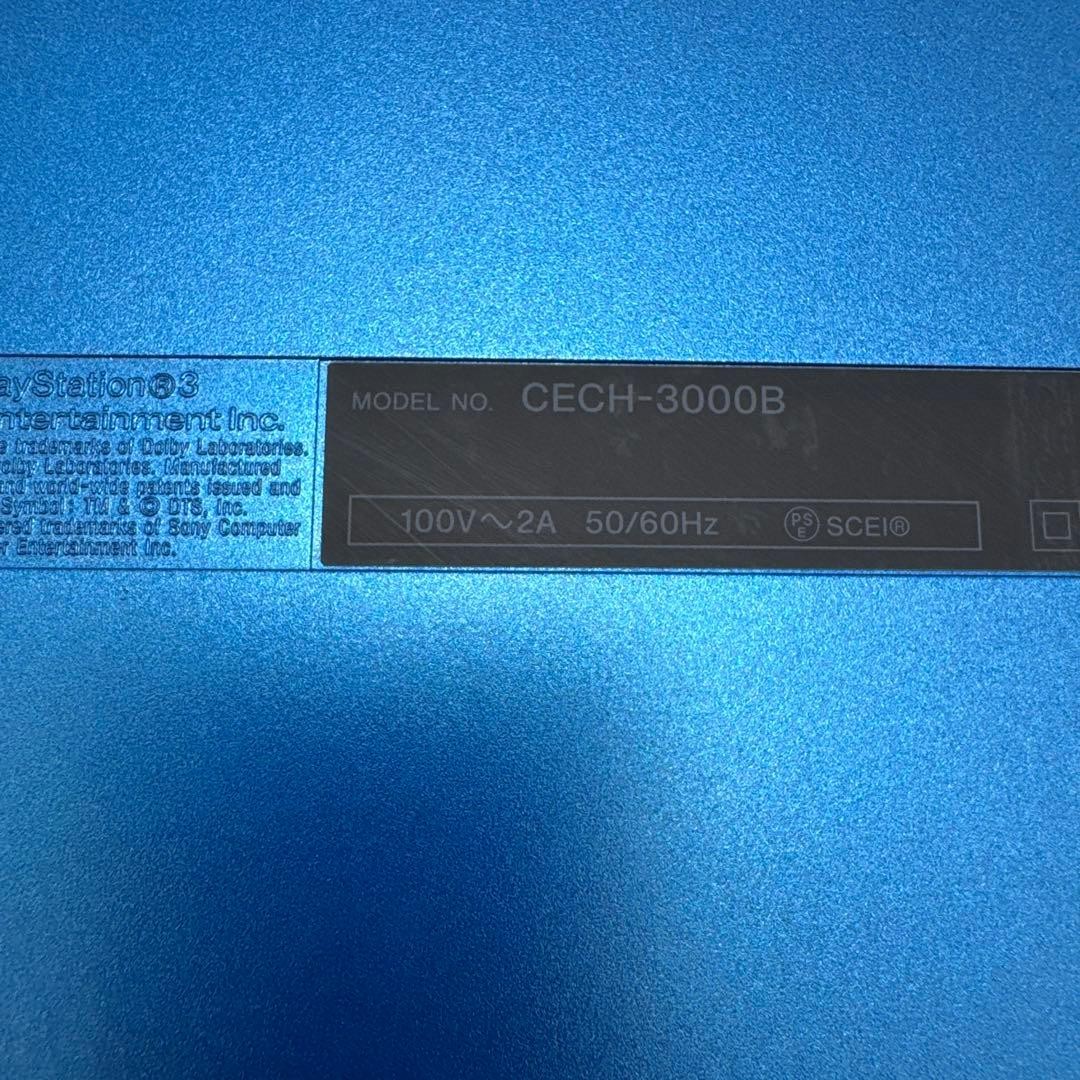 PS3 CECH 3000B console only factory reset and tested