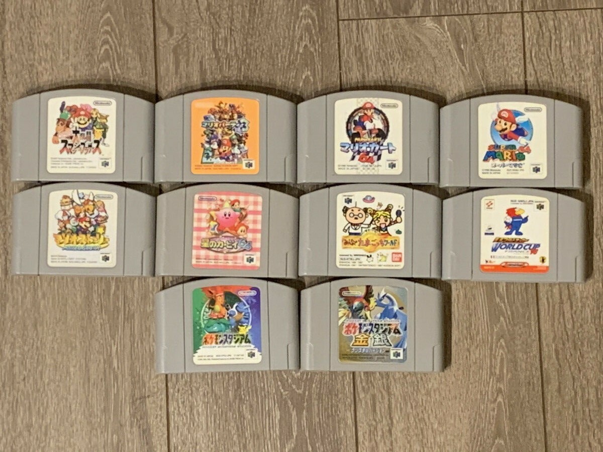 Nintendo 64 Software 10 tittle Set Used Tested