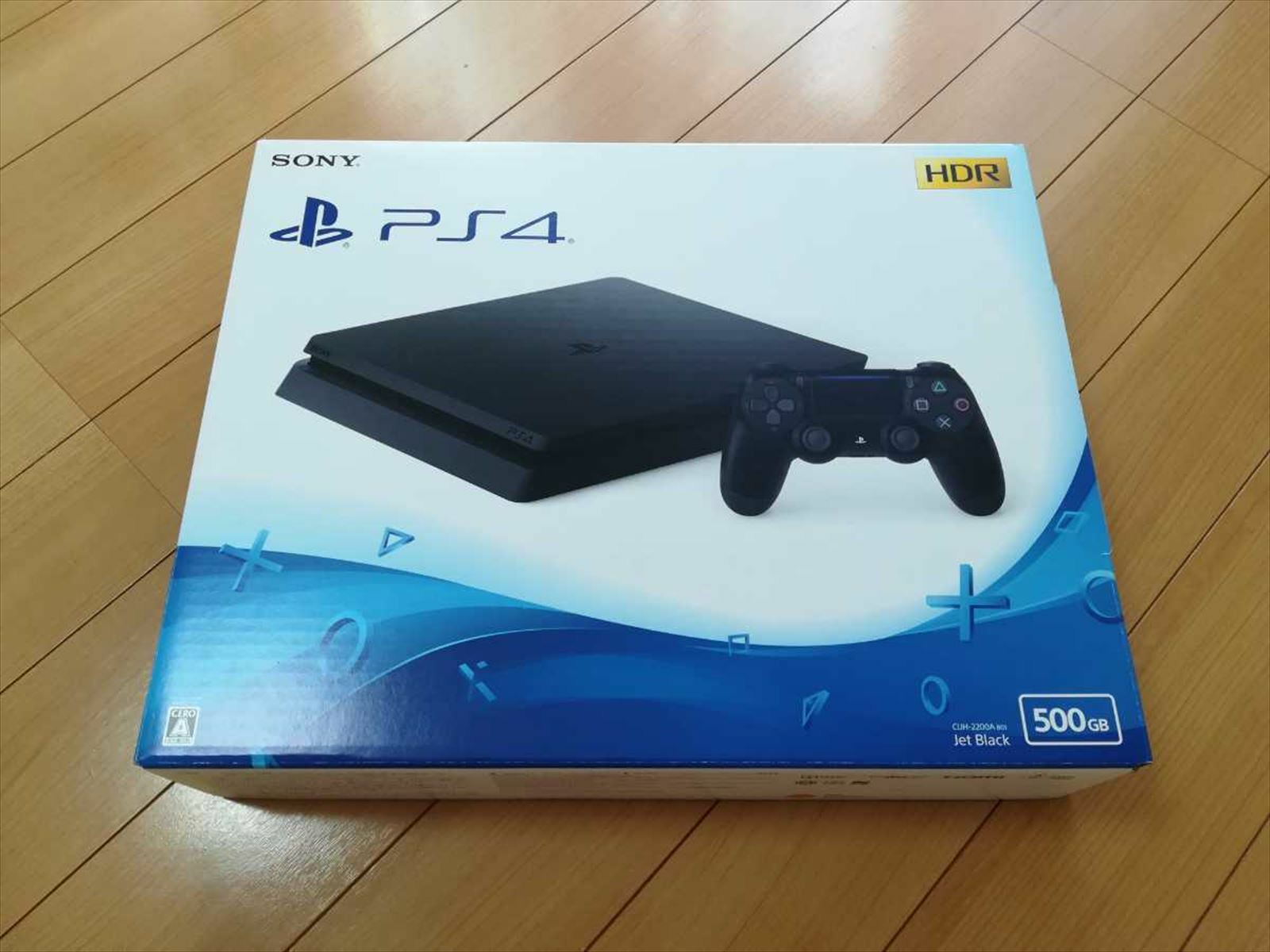 SONY PlayStation 4 Jet Black 500GB CUH-2200AB01 Slim Console Japan BRAND NEW