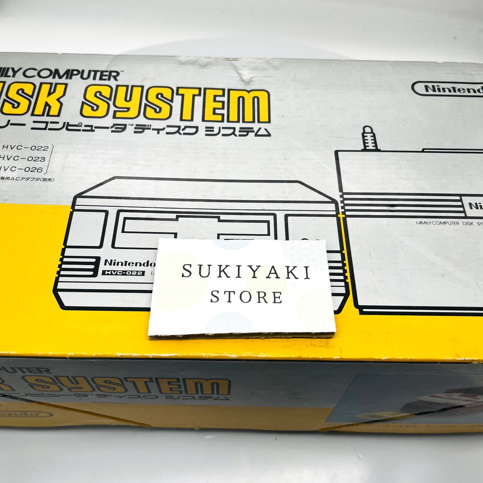 Nintendo HVC-022 Famicom Disk System Console w/Box Good Tested Working