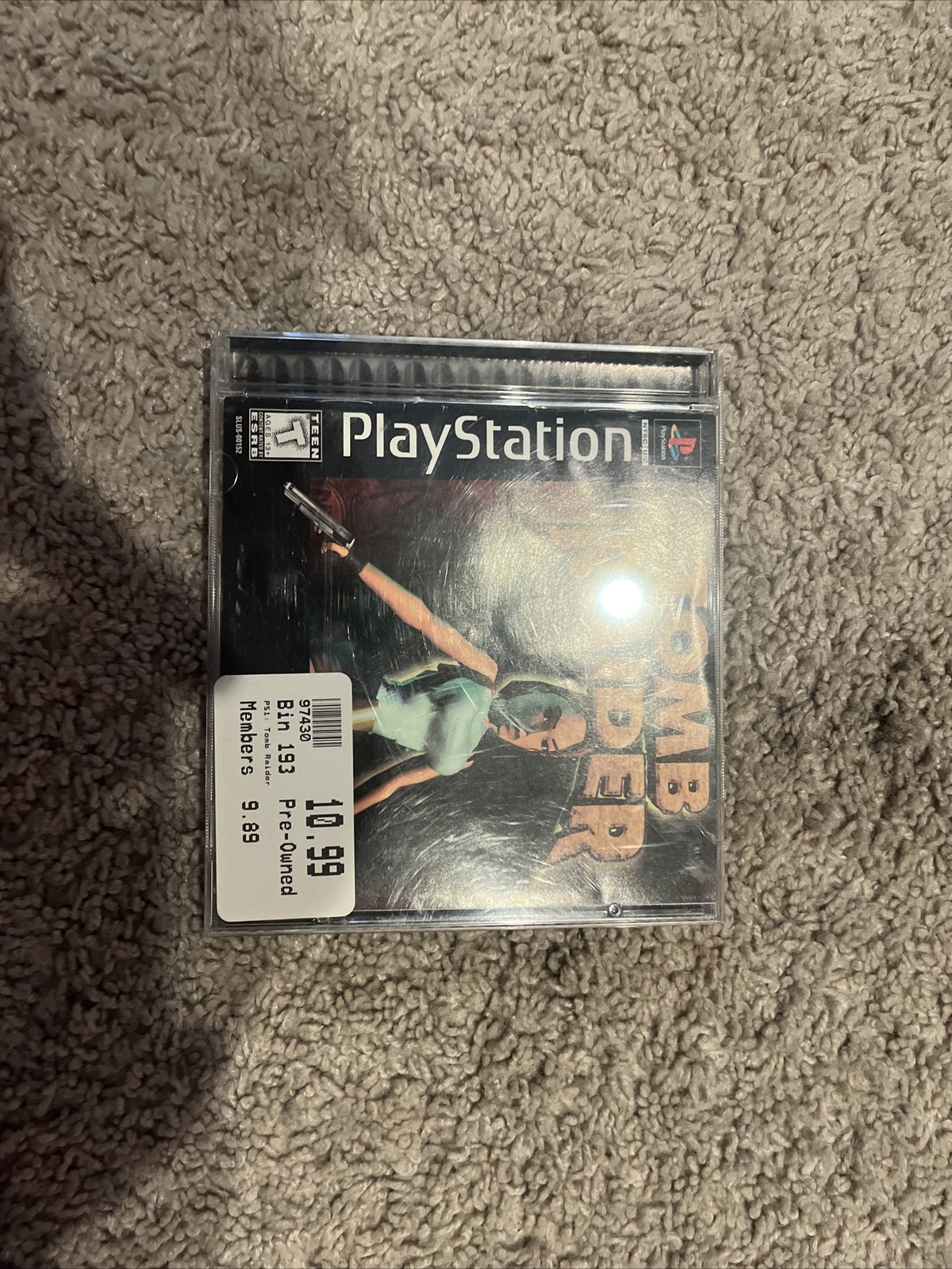 Psone With 2 Controllers, Crash Bandicoot Warped And Tomb Raider. NO AC ADAPTER