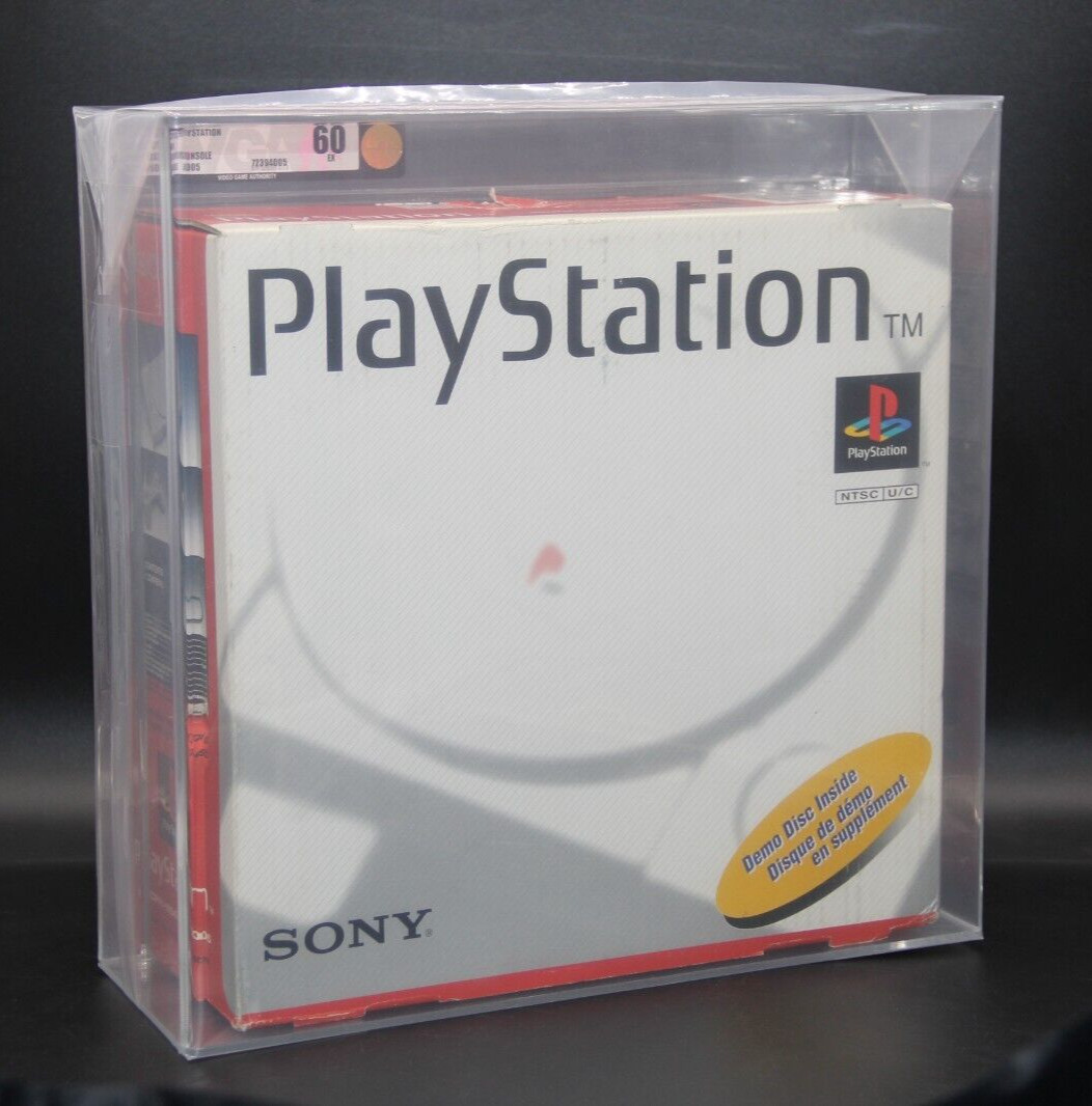 Sony PlayStation 1 Gray Console SCPH-5501/94005 VGA 60 New Sealed Rare! PS1 PSX
