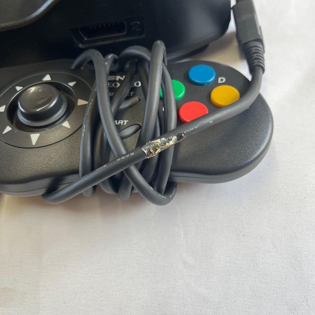 SNK NEOGEO CD Console System CD-T01 Black Controllers Cables Boxed Japan