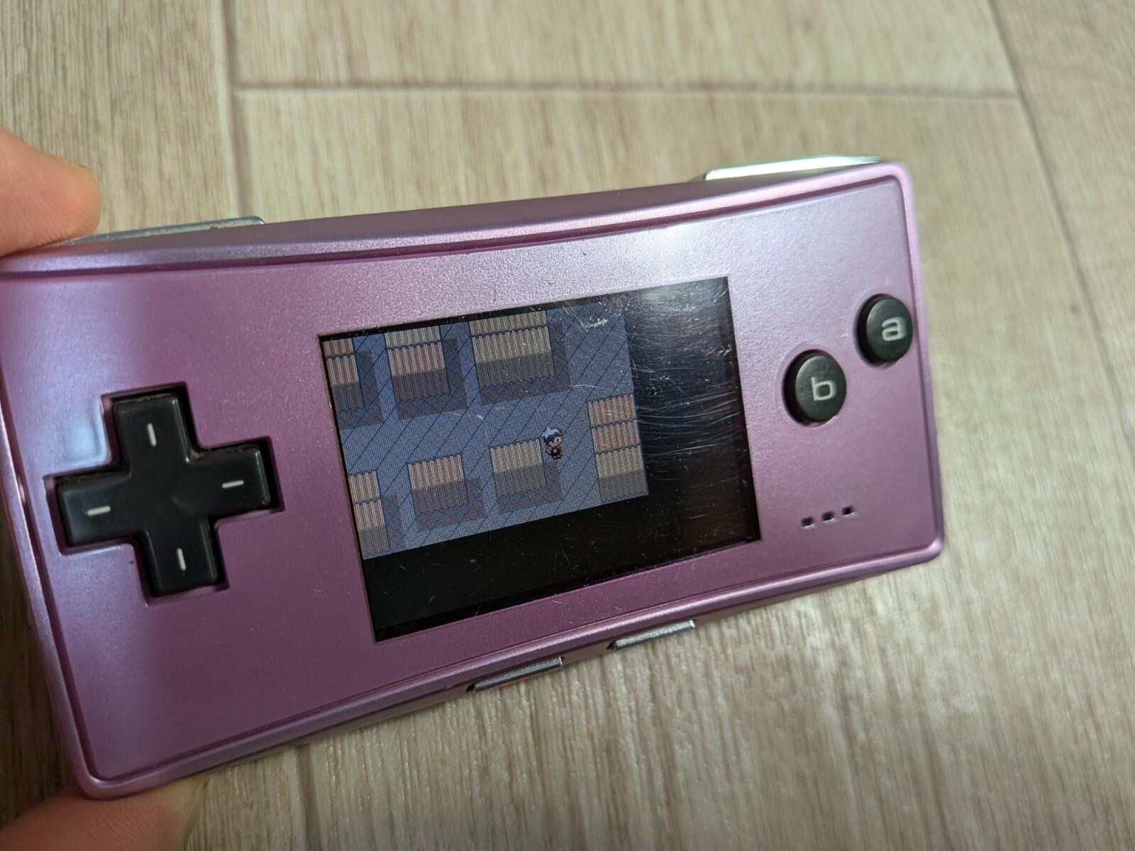 Nintendo game boy micro pink console Tested Work