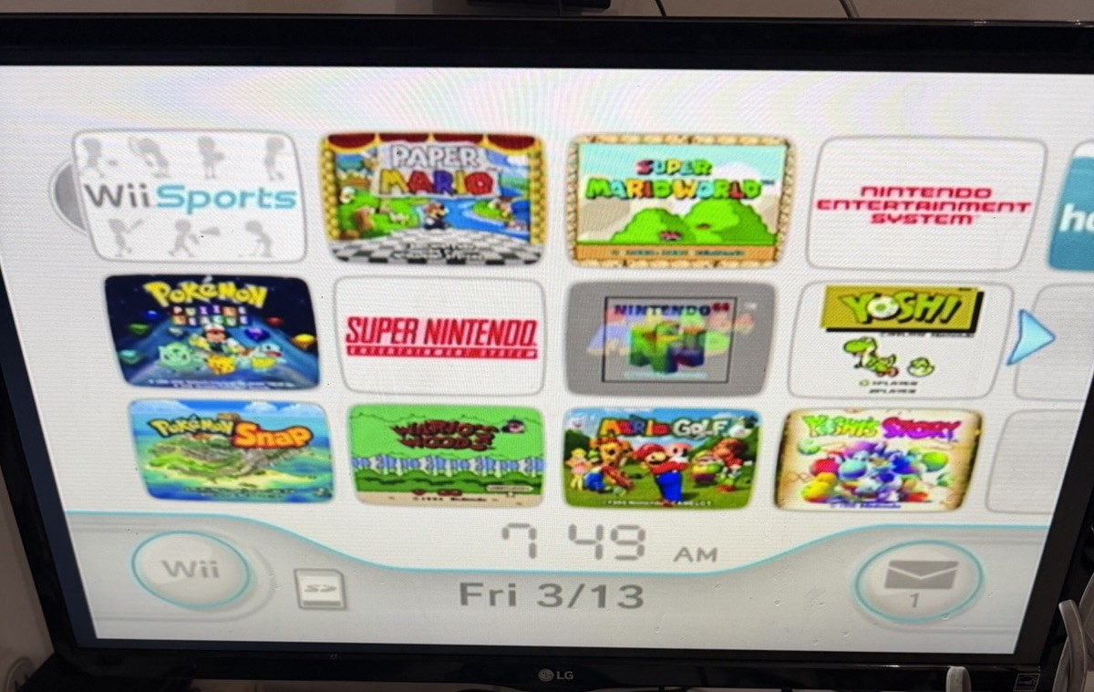 Nintendo Wii Console CIB GameCube Compatible Wii Sports Game Tested Complete