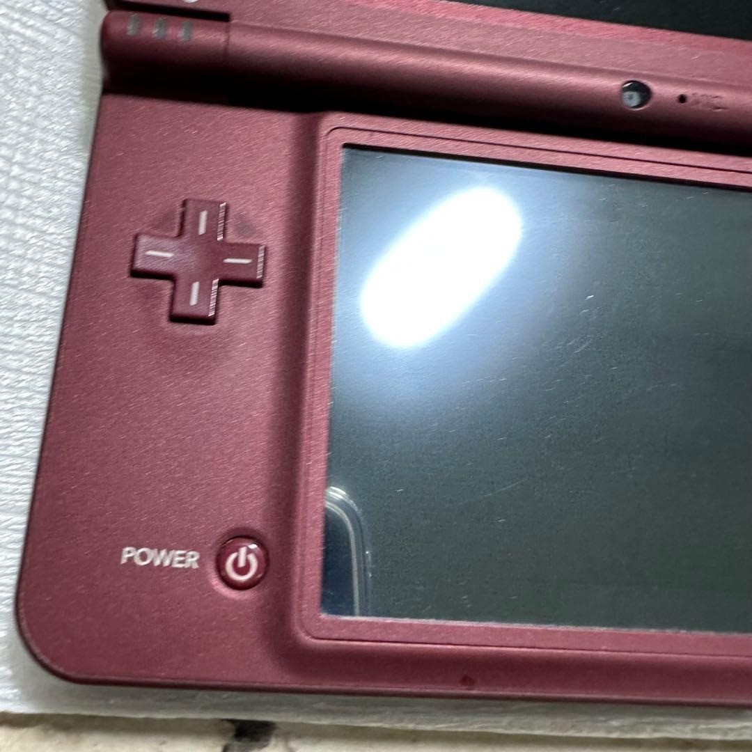 Nintendo DSi LL Wine Red Console Boxed Complete Tested Working 6587