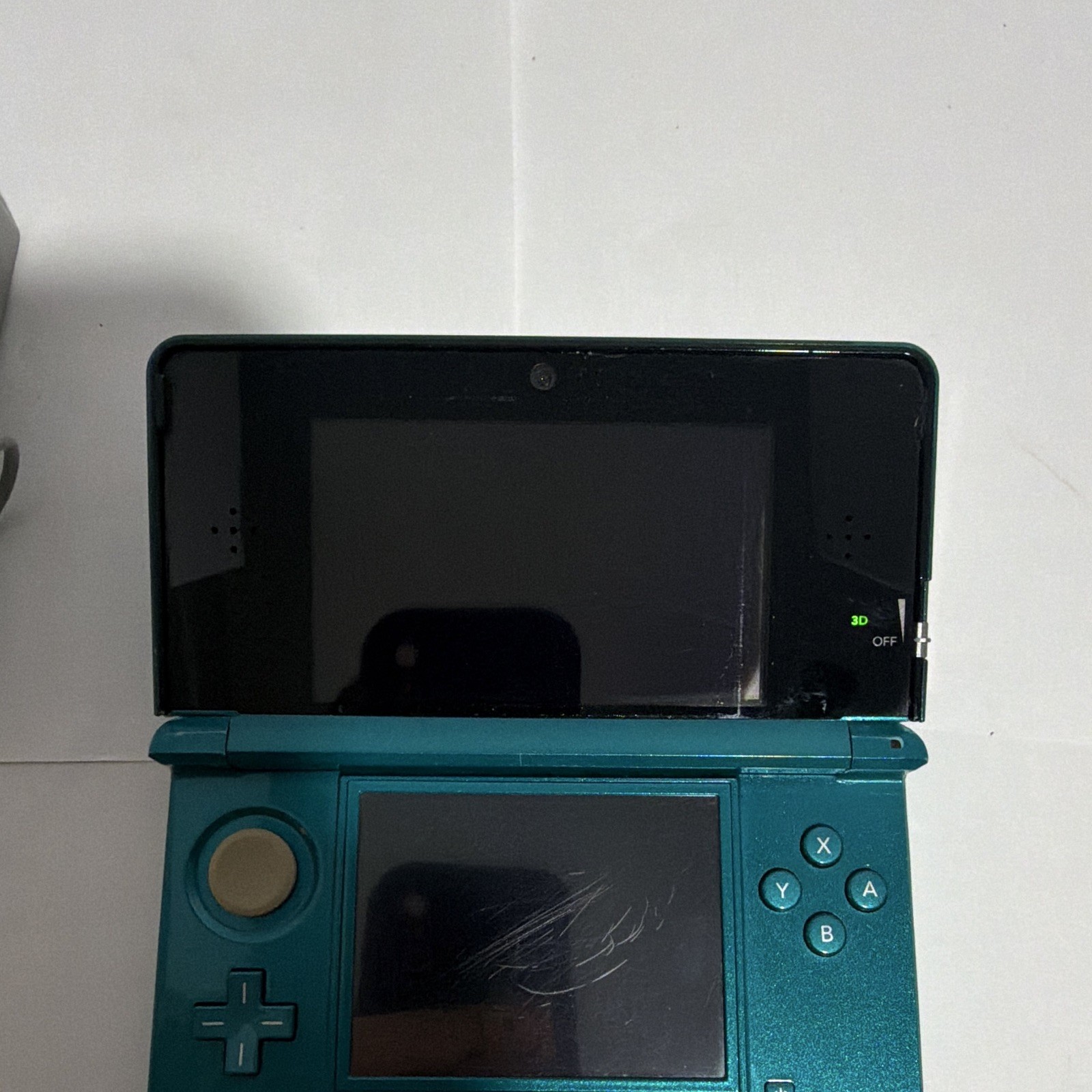 Nintendo 3DS Blue Handheld Console w/ Charger Wi-Fi NTSC-U/C CTR-001 2GB 2011