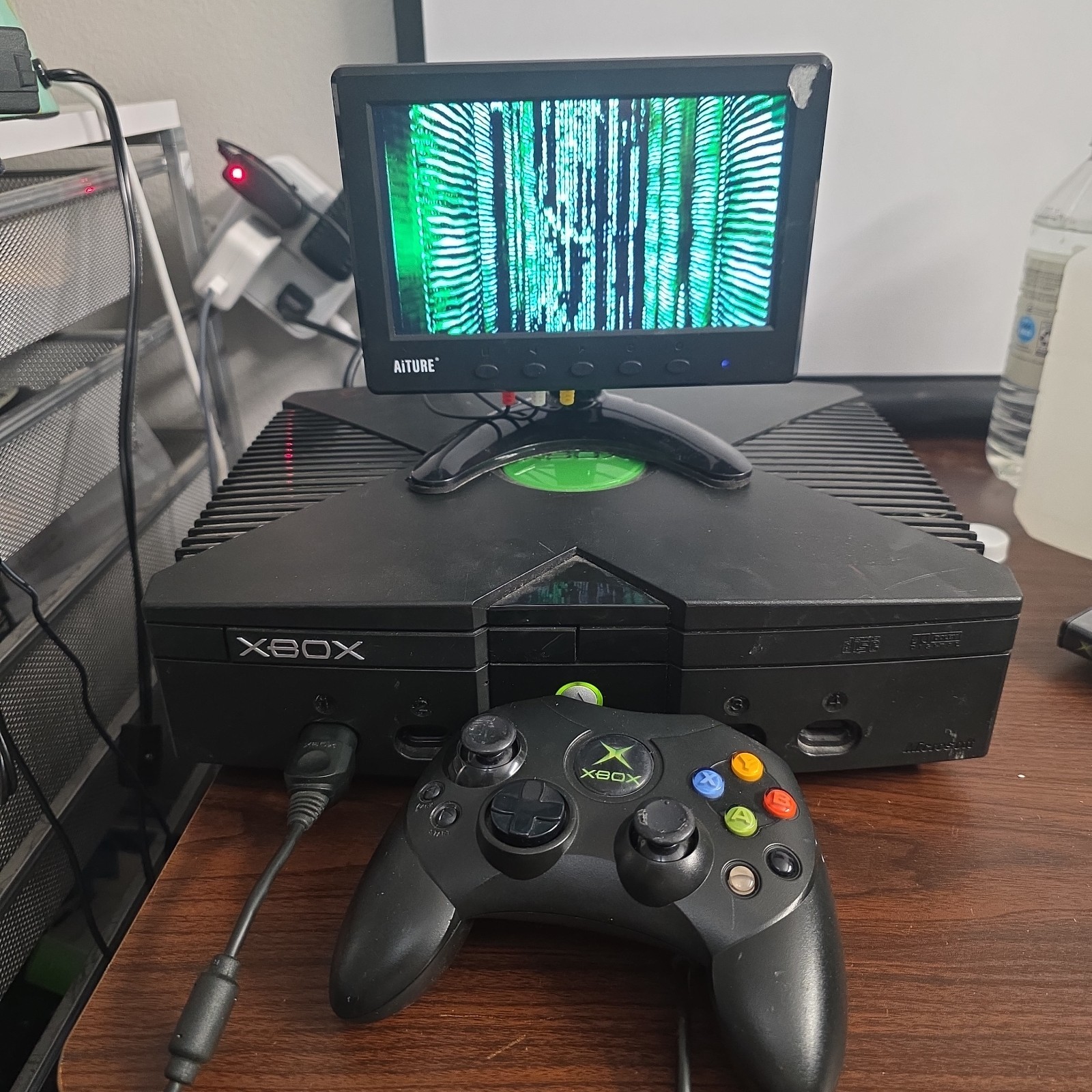 Microsoft Original Xbox Console Bundle w/ 1 Controller & All Cables – Tested