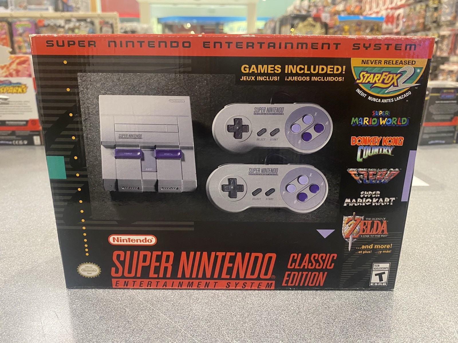 SNES Super Nintendo Entertainment System Original Classic Edition W/Receipt 2017