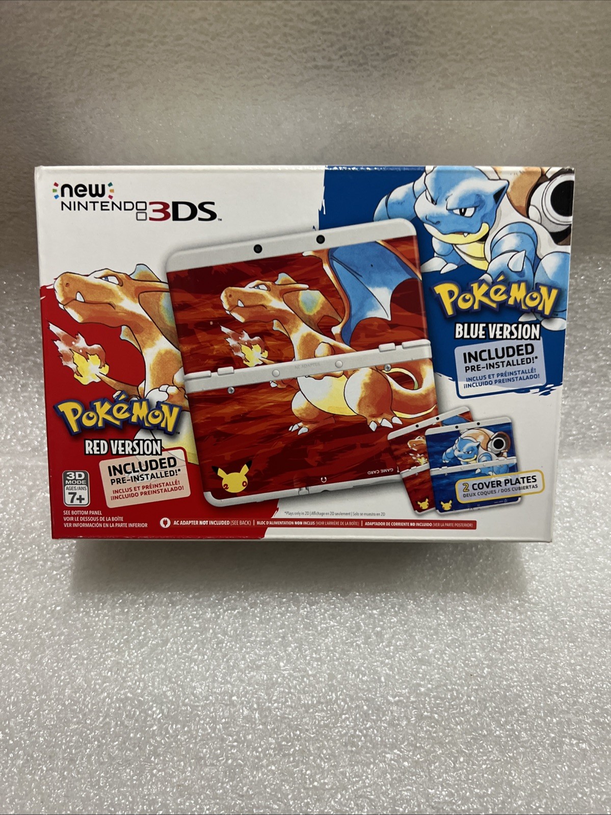 Sealed Nintendo 3DS XL 20th Anniversary Edition 1GB White Handheld System! Read