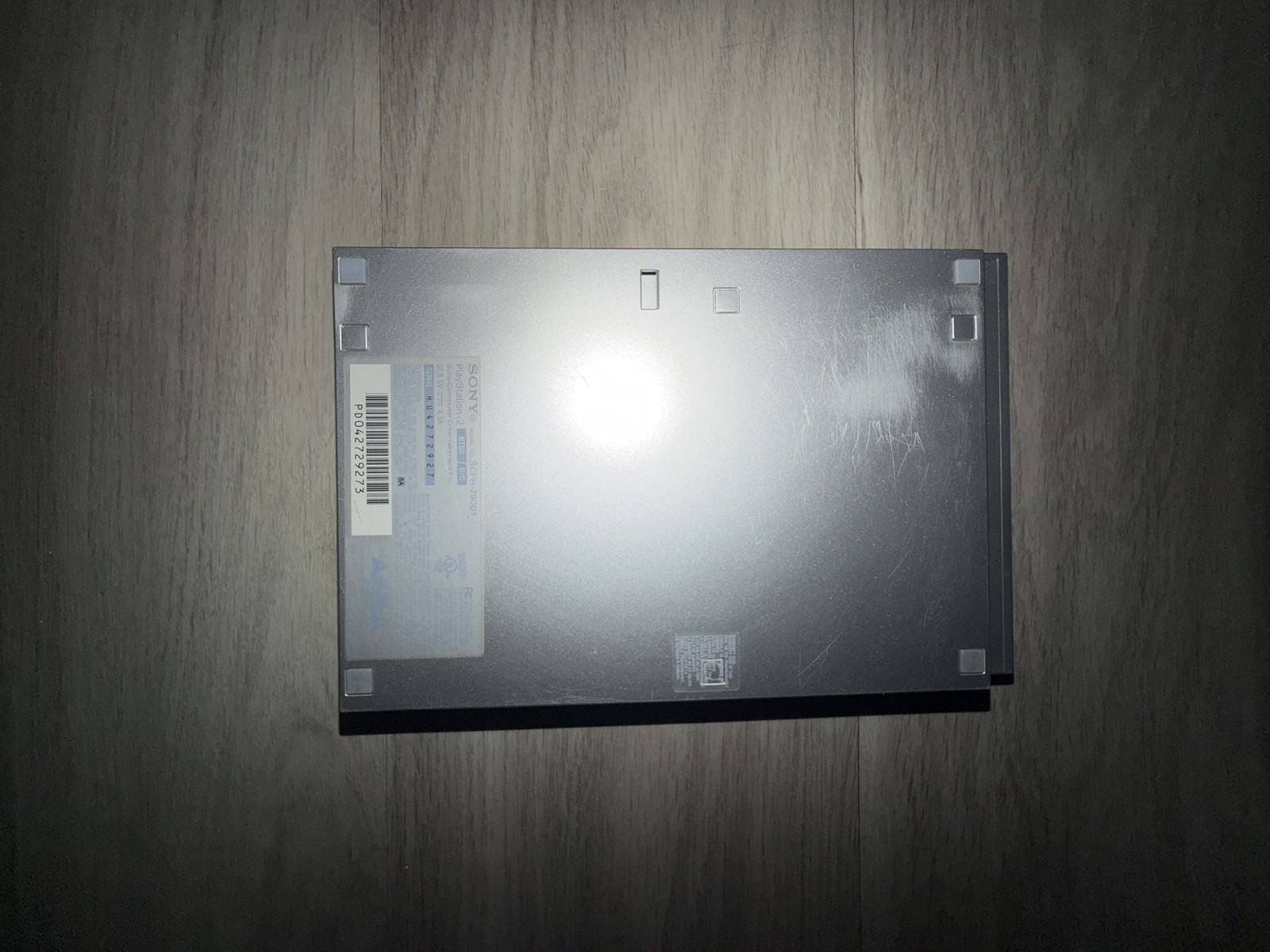 Sony PlayStation 2 Slim Silver Console Model SCPH-79001 with accessories