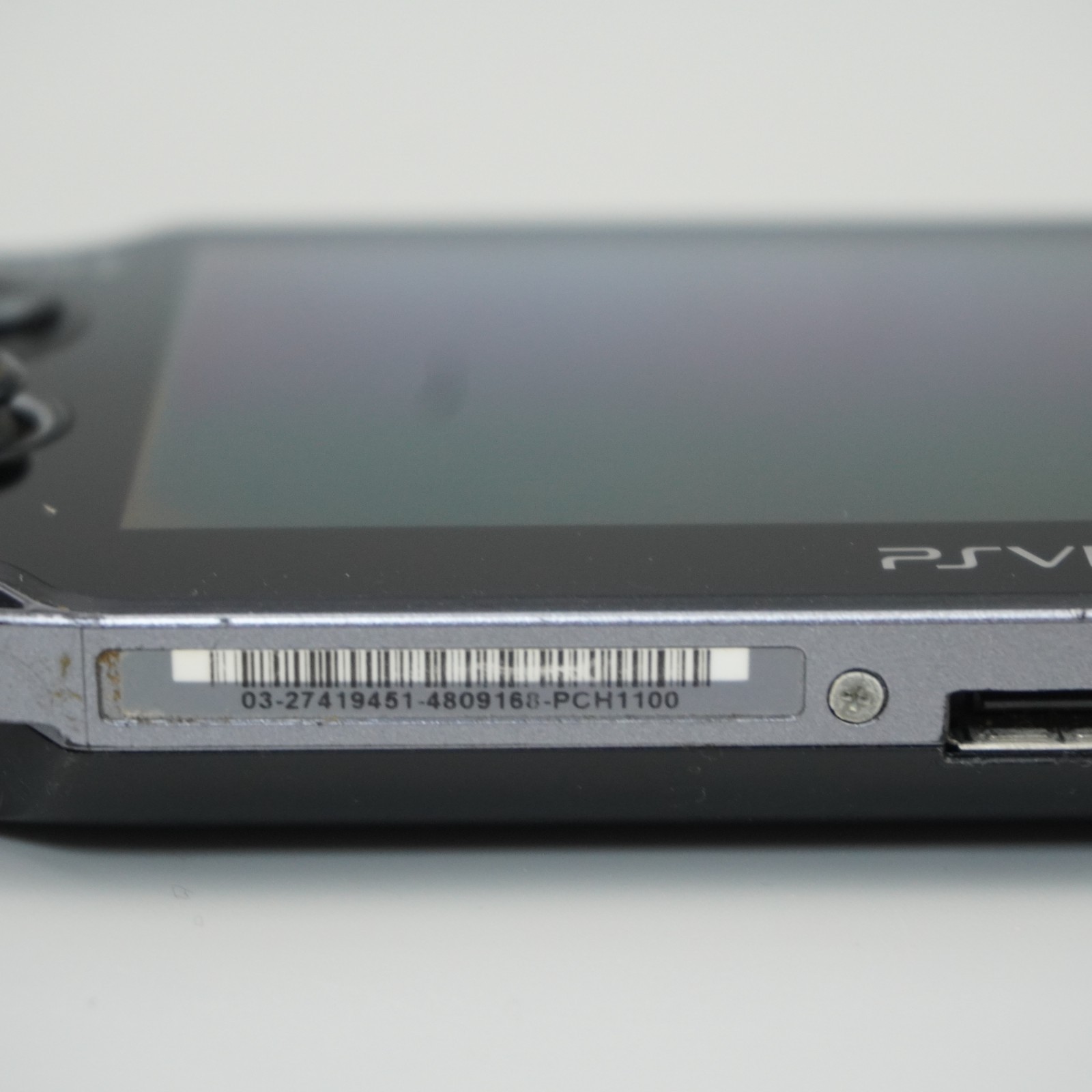 PS Vita PCH 1000 ZA01 Console PSV Black Fat w/ USB Charger #5730