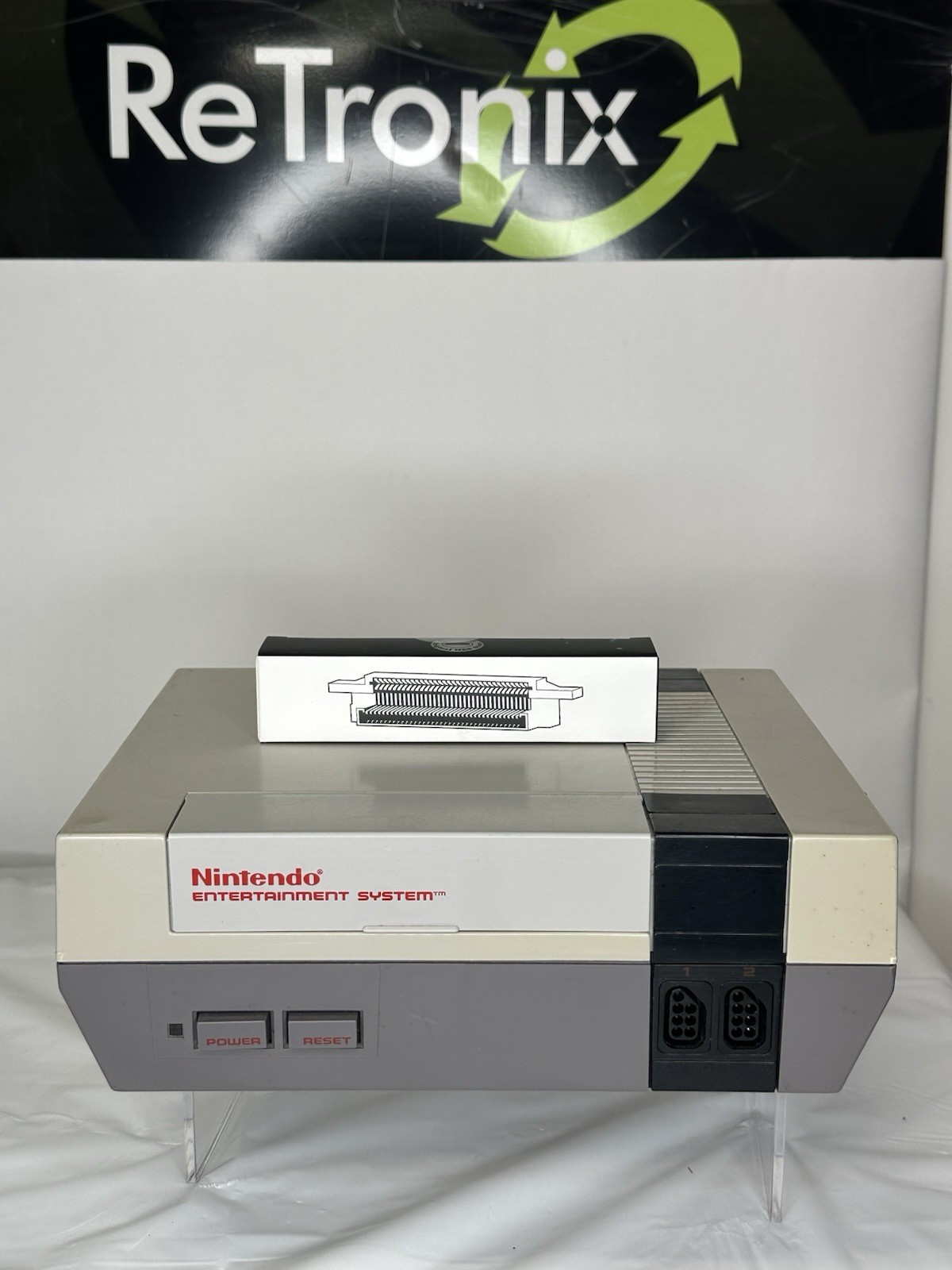 Original NES Nintendo Entertainment System Console Grey New 72 Pin Tested