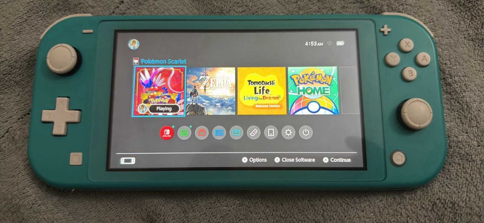 Nintendo Switch Lite Blue Handheld System 32GB 720p HD Wi-Fi HDH-001