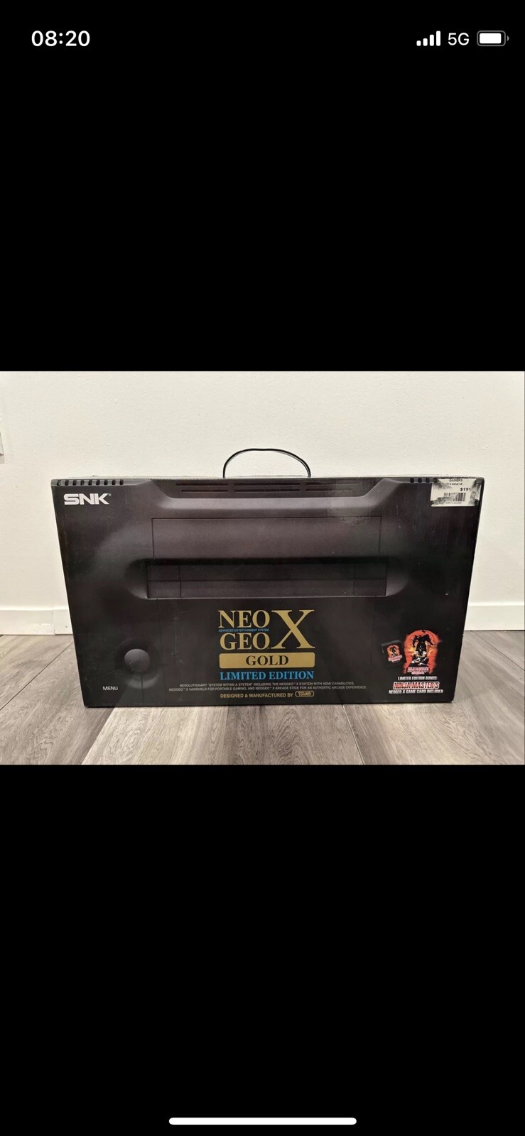 SNK Neo Geo X Gold Limited Edition Ninja Masters Console w/ Handheld USA New