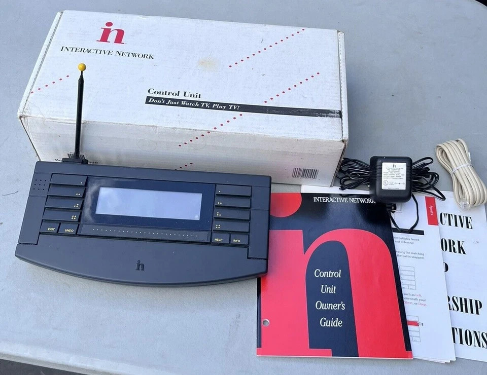 Vintage Interactive Network C-0300 Control Unit Sega Video Game Accessory w/ Box