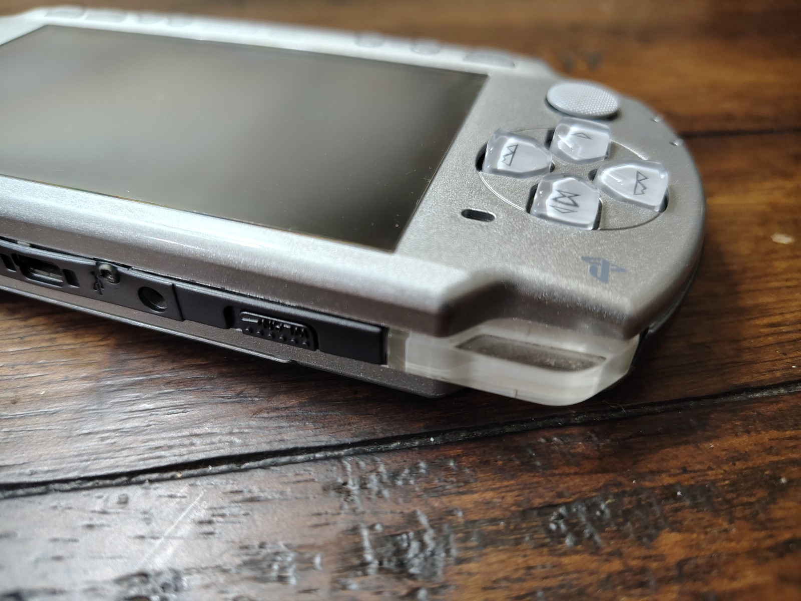 Sony PSP-3000 Portable Mystic Silver Handheld System With Game And SD Card