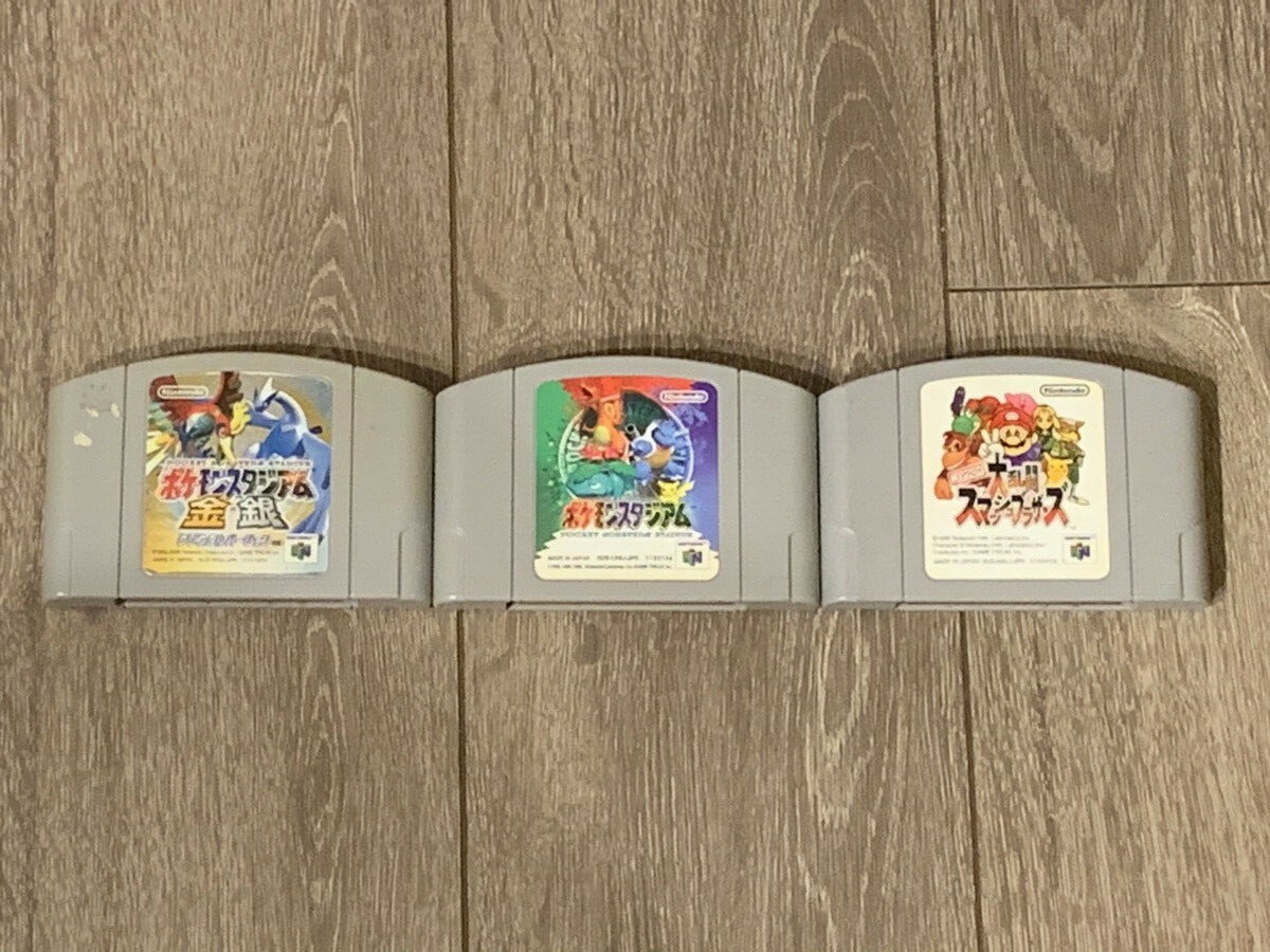 Nintendo 64 Software 3 tittle Set Used Tested