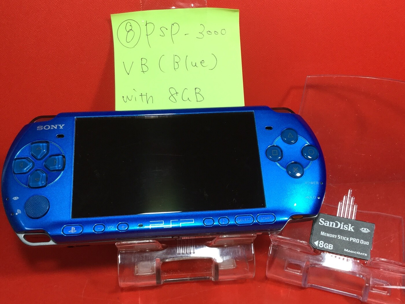 8GB PSP Playstation Portable Vibrant Blue PSP 3000 VB JAPAN game SONY 8