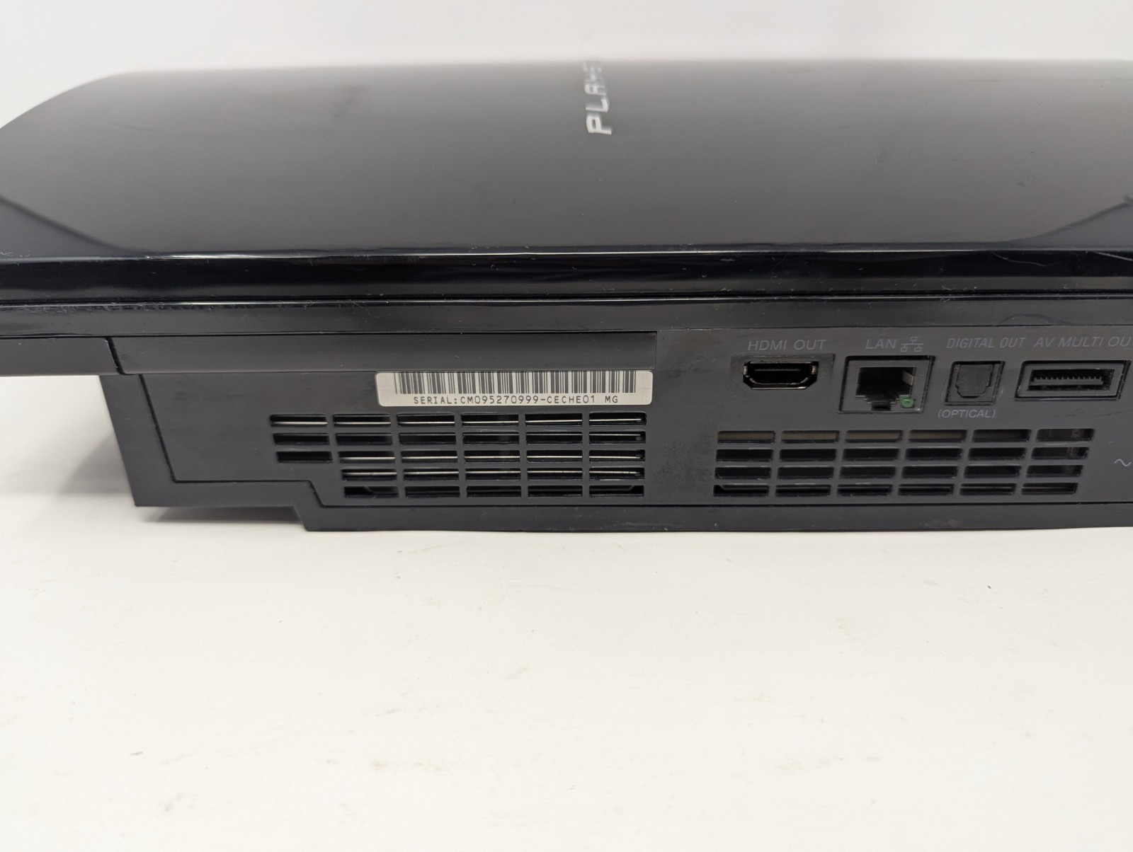 PlayStation 3 PS3 Fat Backwards Compatible Console CECHE01 – For Parts Or Repair