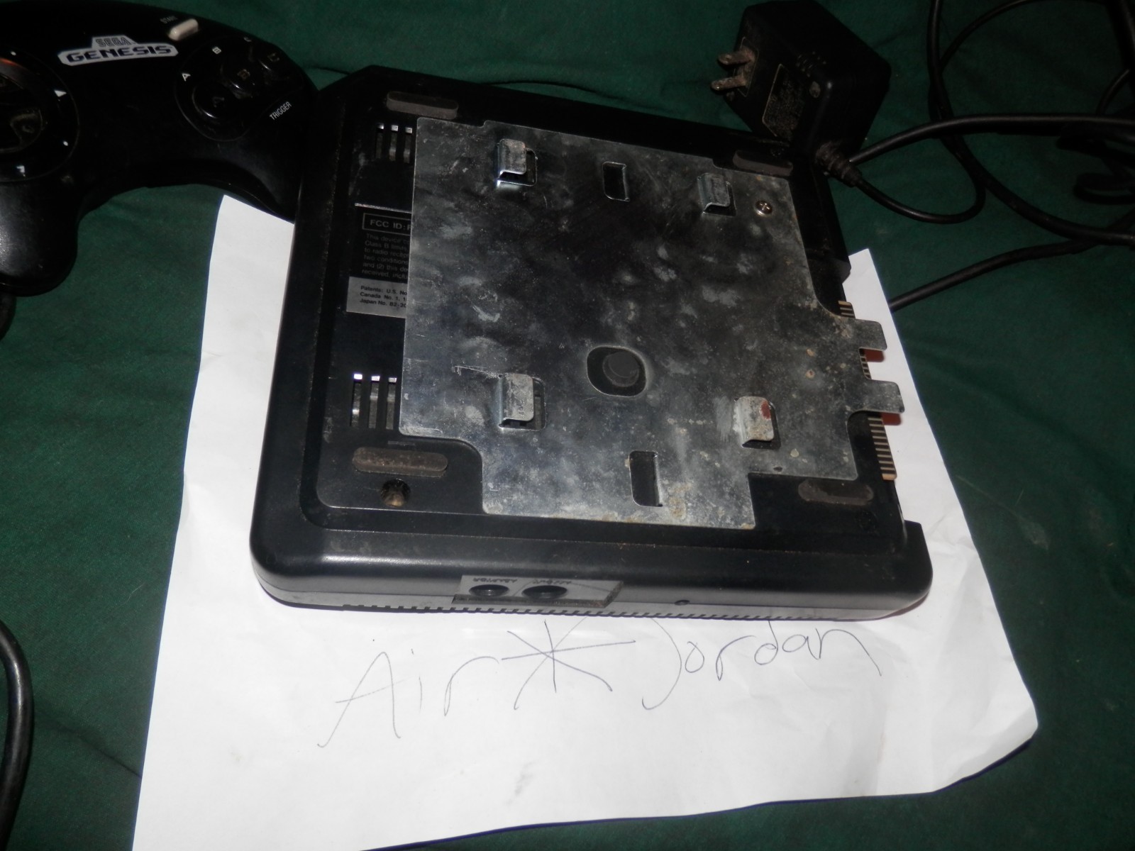 Sega Genesis Console Model 2. With AC Adapter. Two (2) Controllers .