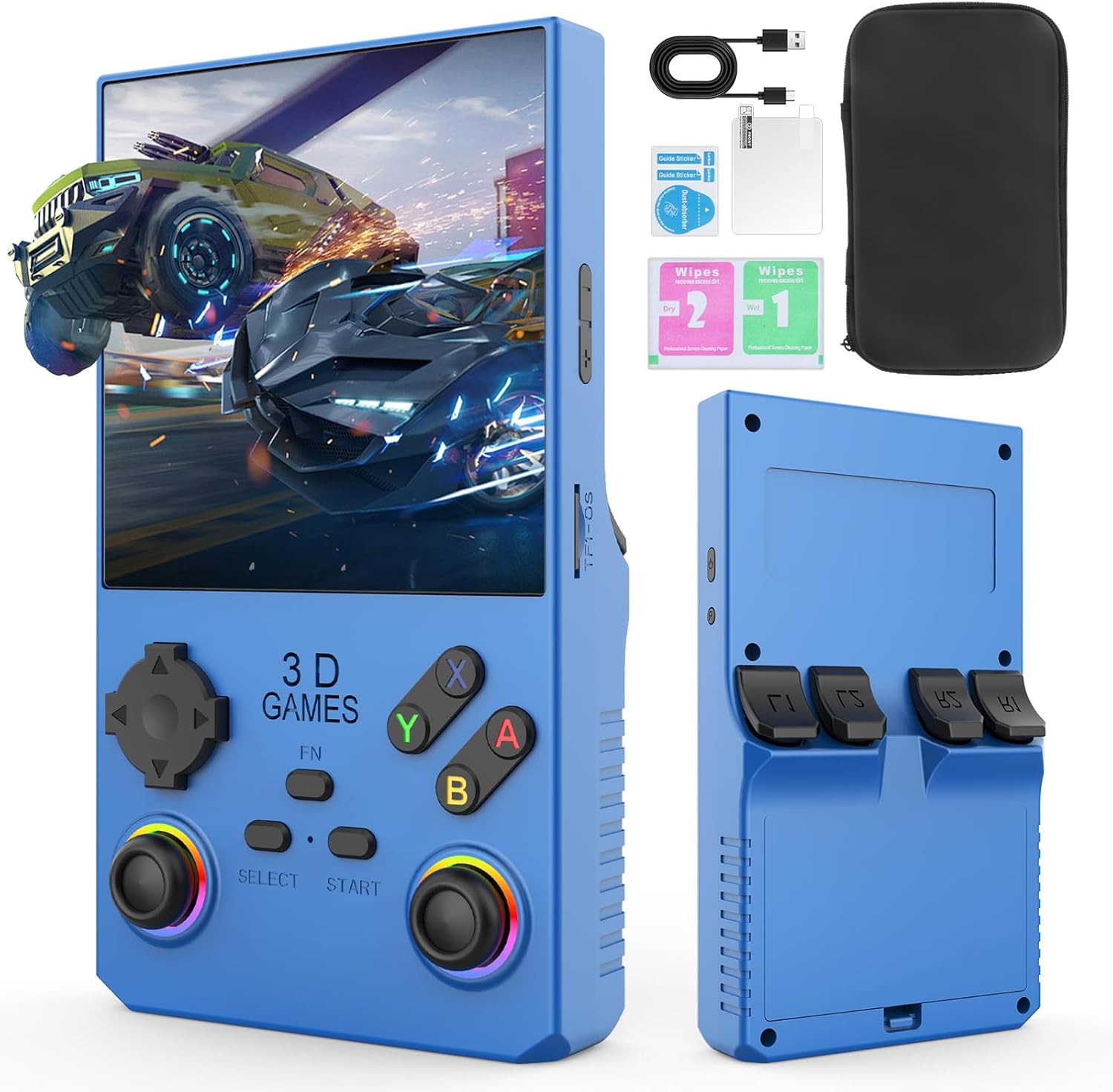 Hugawello R40 MAX Handheld Device, 40000 in 1 High-Definition Gaming Mini Retro
