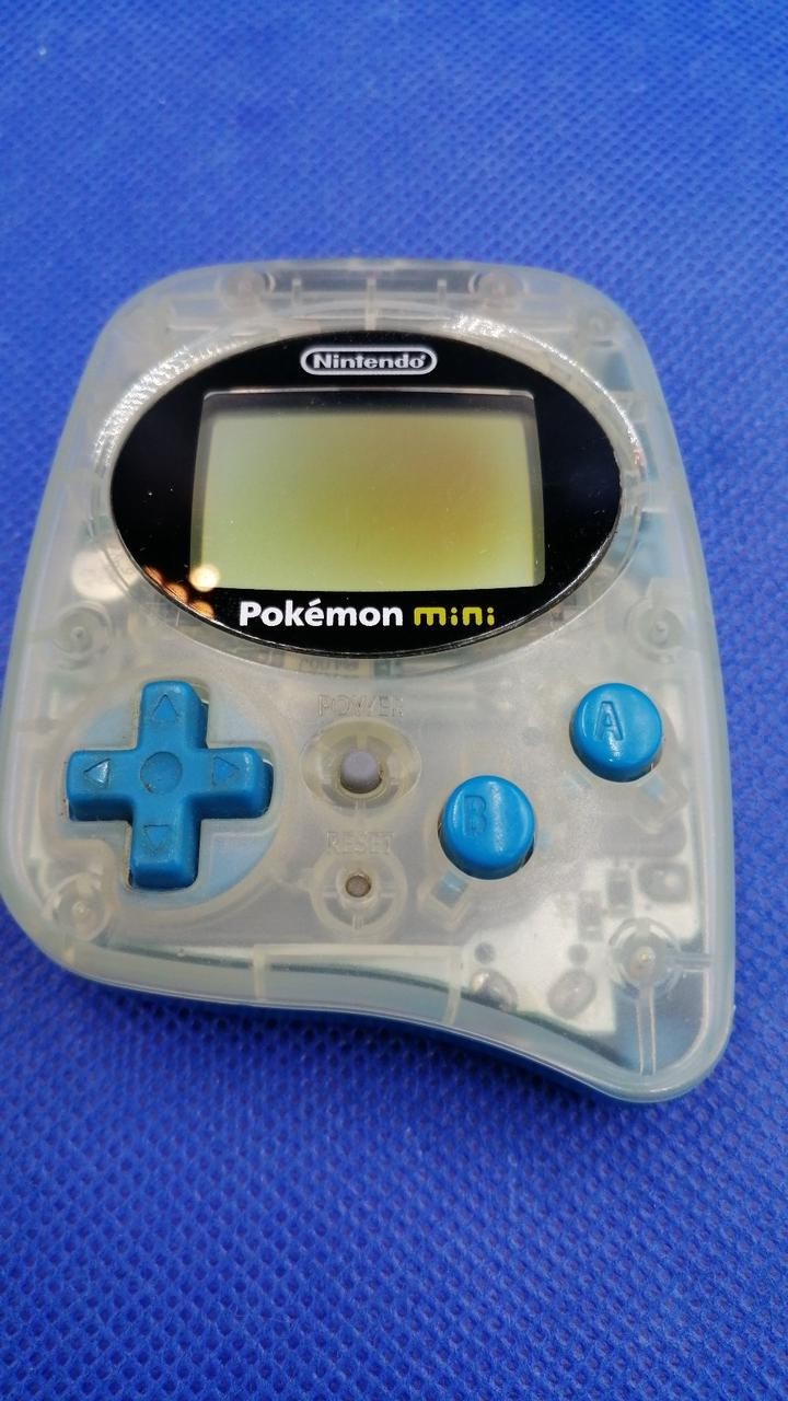 Nintendo Pokemon mini Console Upa Blue with Game (Puzzle Collection) Tested