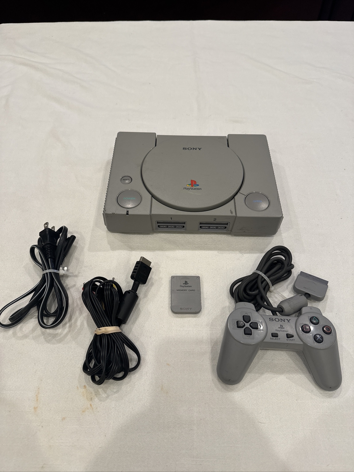 Sony Playstation 1 PS1 Console System OEM Bundle – Tested and Works! Ships FREE!