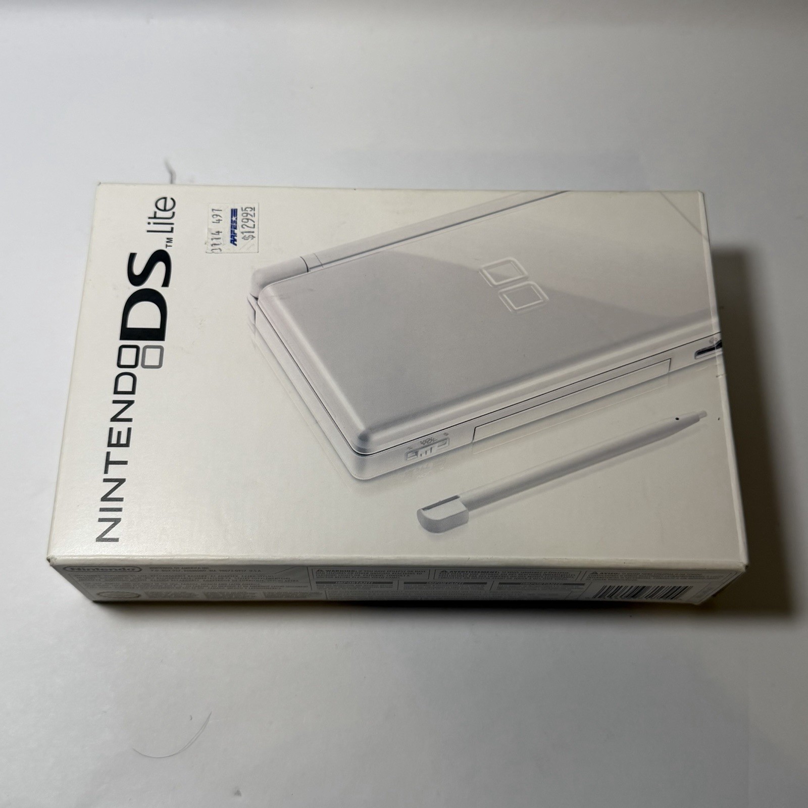 Nintendo DS Lite Handheld Console Polar White CIB Complete In Box. See Photos